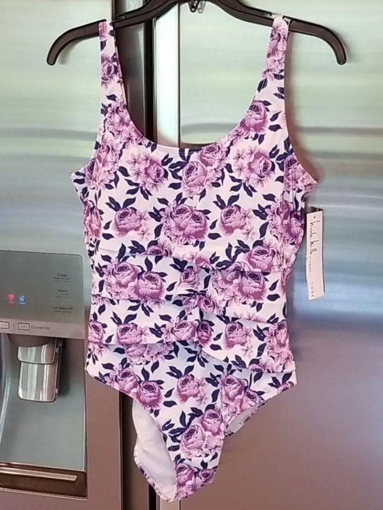 💕NICOLE MILLER💕 Pintuck Pleat One-Piece Swimsuit - Image 5