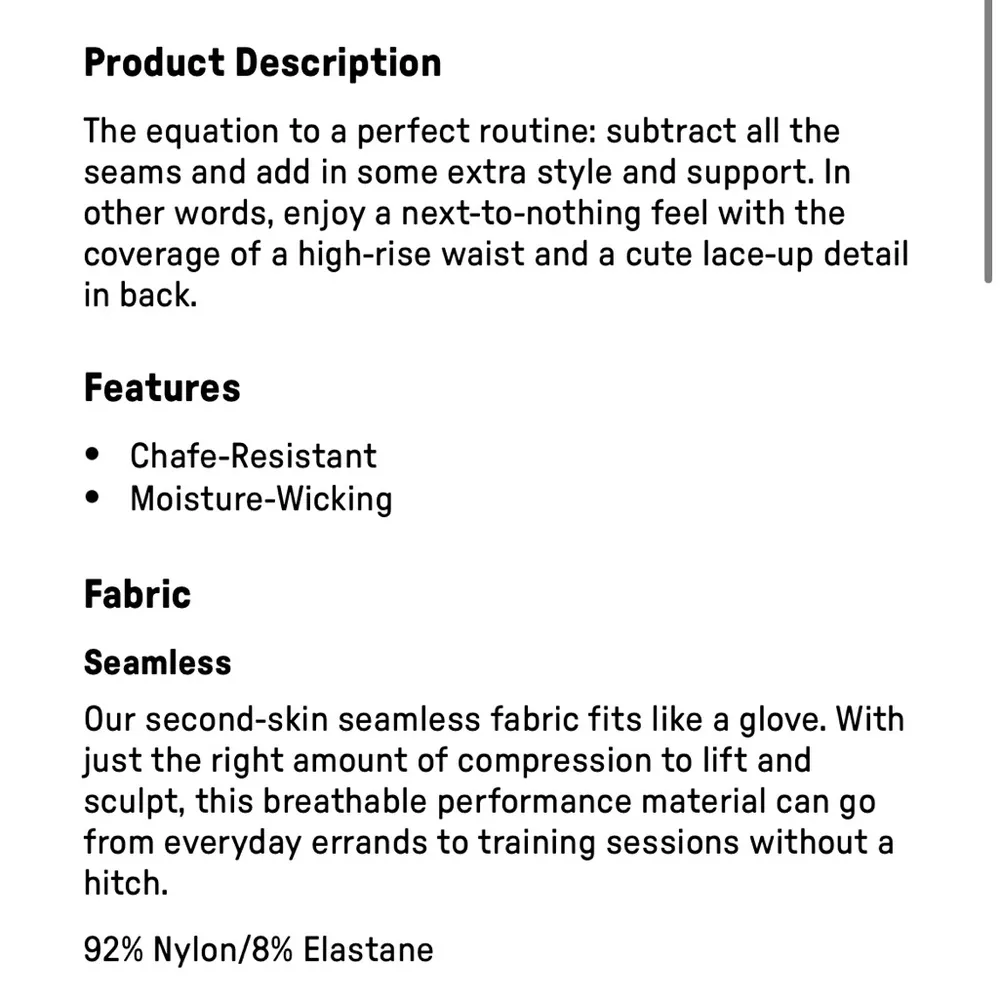 Fabletics High-Waisted Seamless Rib Leggings Size Medium in Swell Blue - Image 7