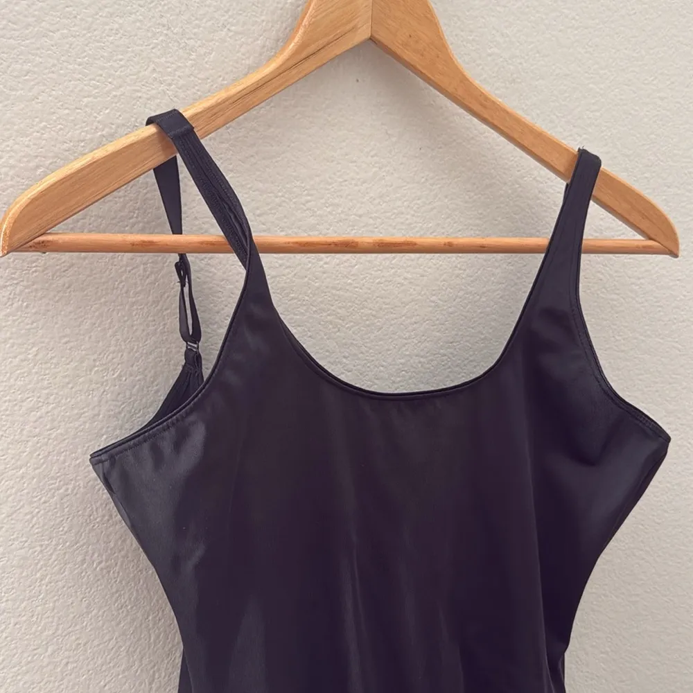 Spanx Luxe Black Bodysuit Slip Dress - Image 2