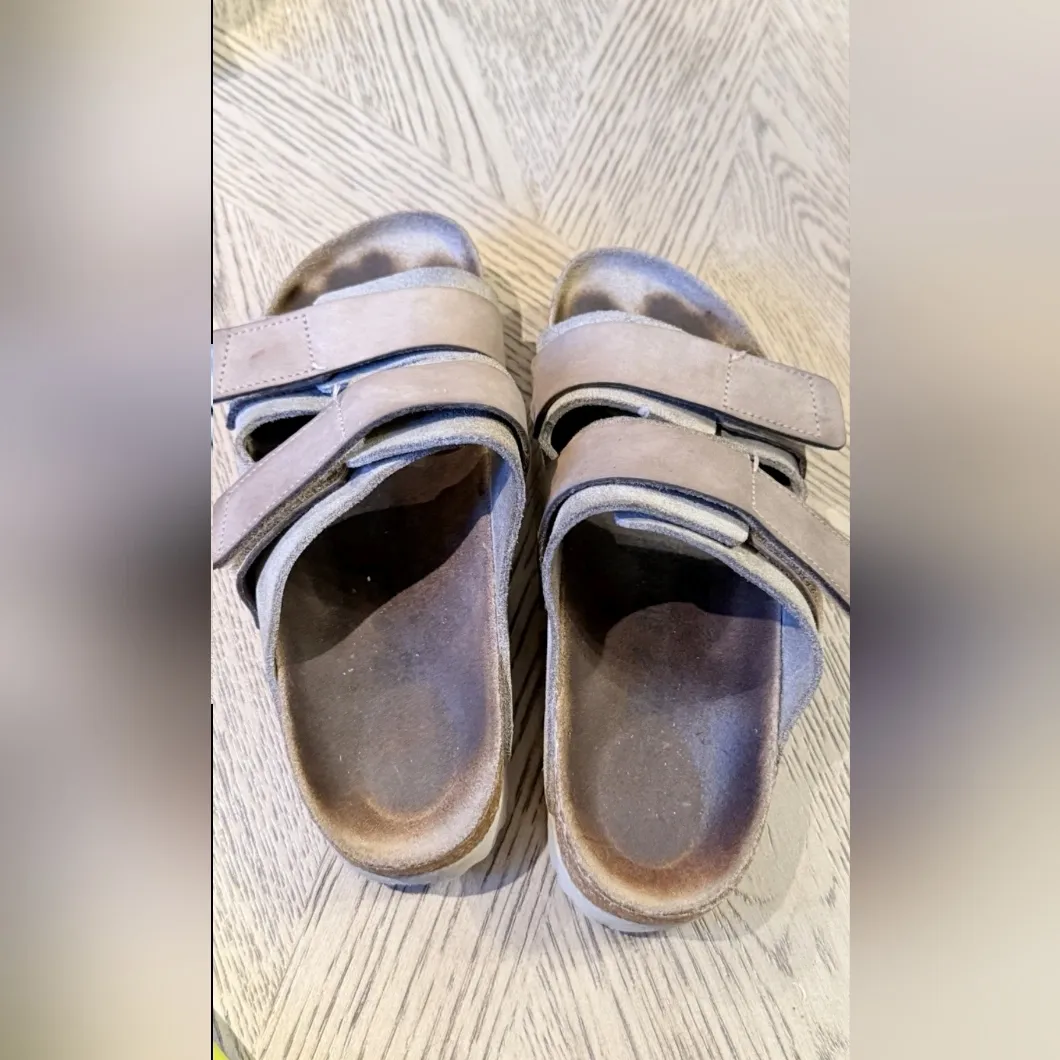 Birkenstock Uji Taupe Nubuck/Suede Leather US Size 37/6 - Image 4