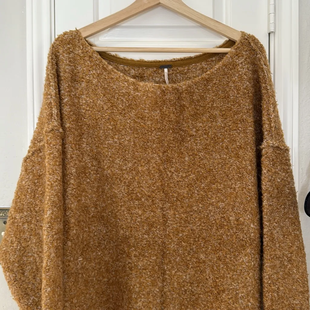 Free People Moira oversized wide neck long sweater - Image 6