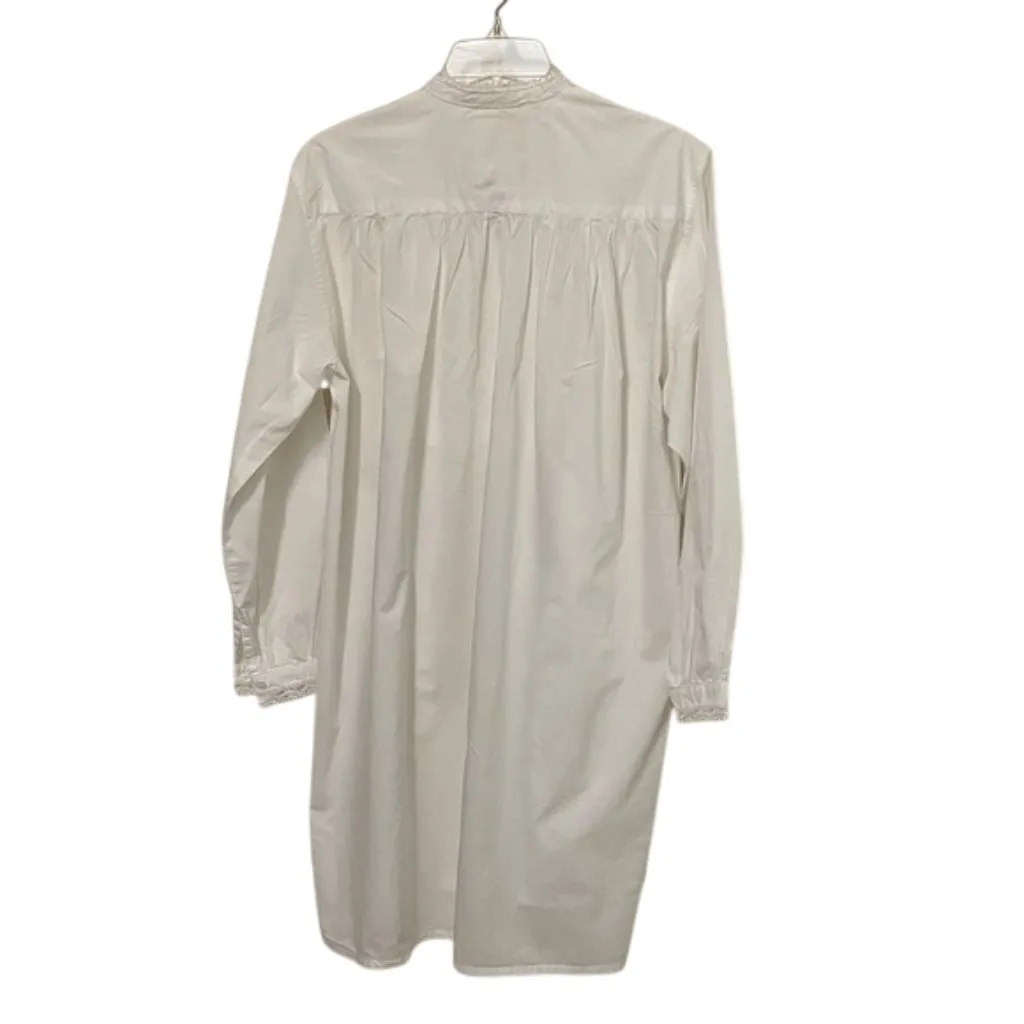 Victoria’s Secret Country Cottons VTG White Lace Nightshirt Cottagecore Womens M - Image 5