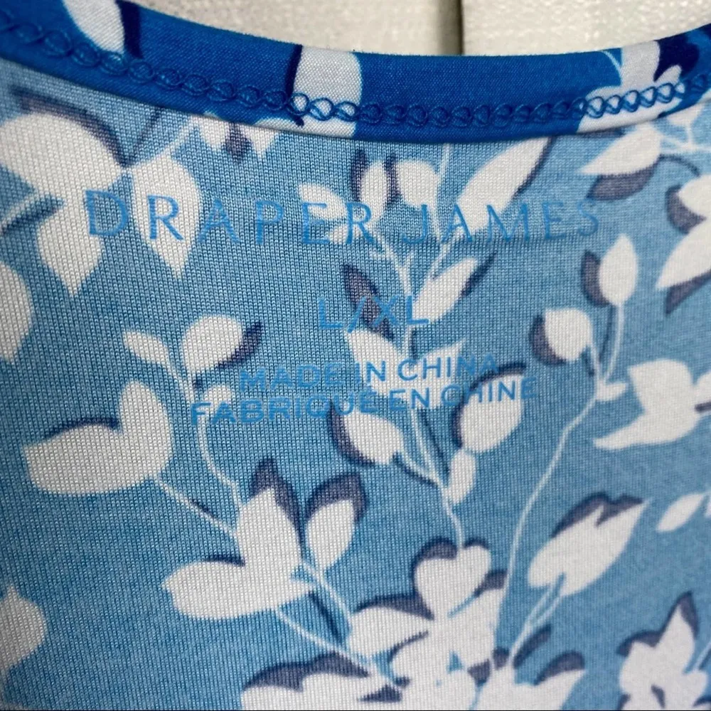 Draper James Blue Floral Ruffle Nightgown Sz.L/XL NWT - Image 6