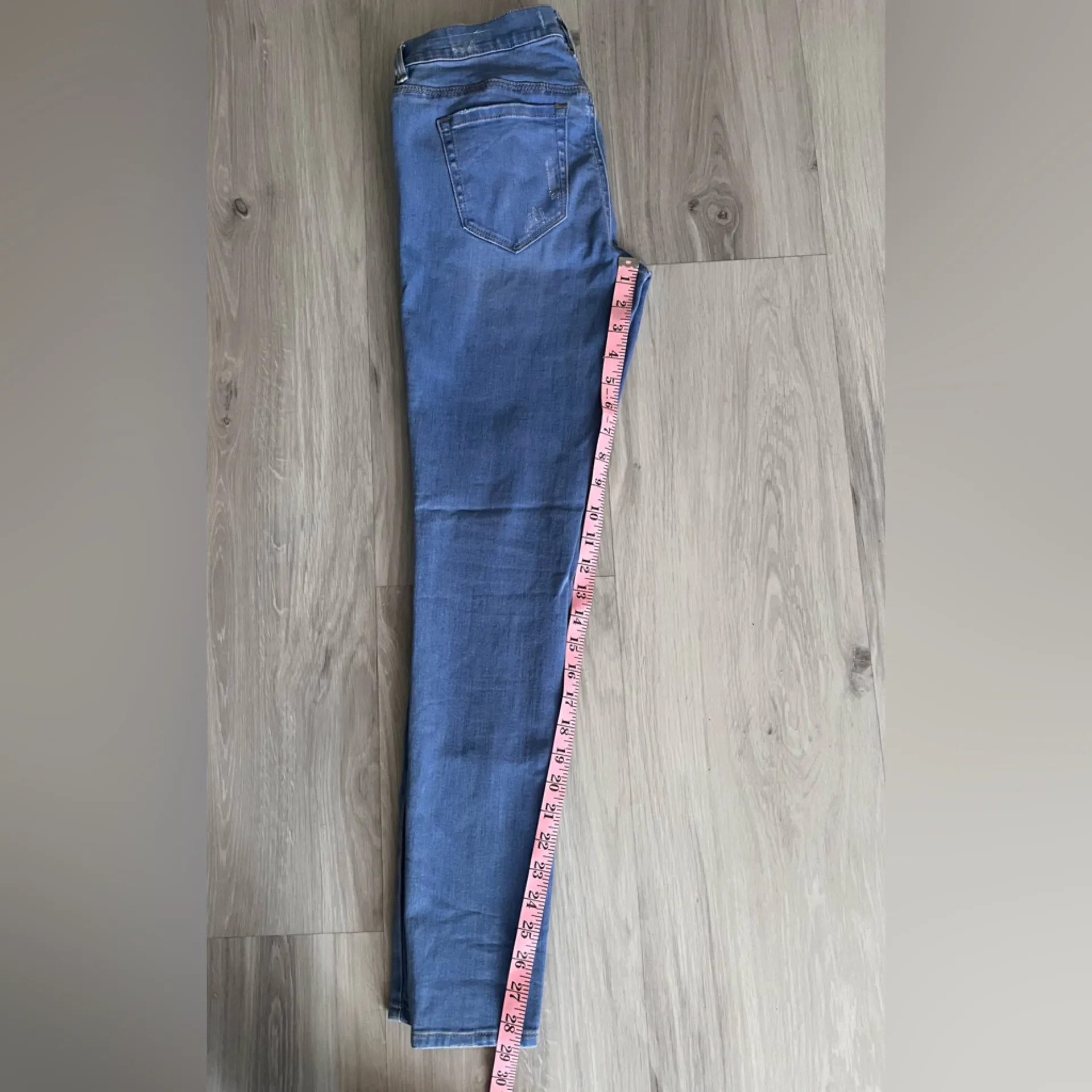 PacSun Women's Light‎ Blue Skinny Jeans - Image 6