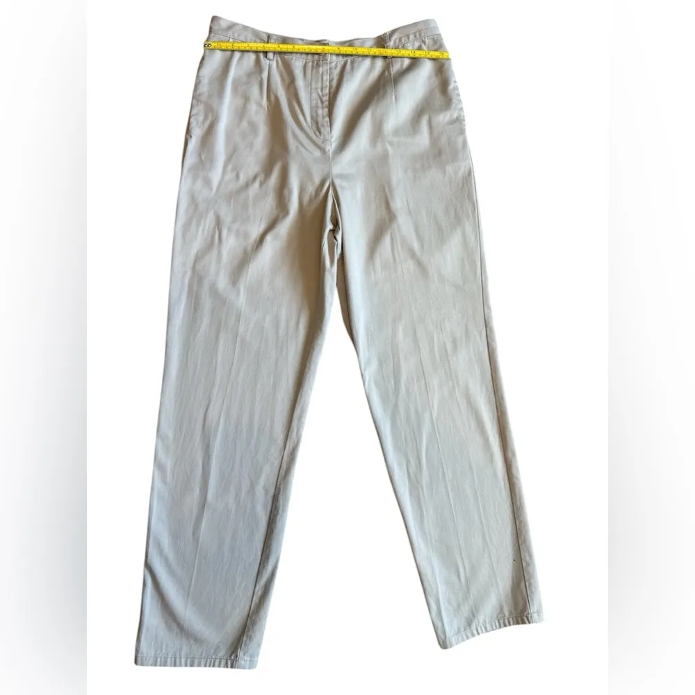 Pendleton Khaki Chino Pants High Rise Women’s Size 10 Straight Leg - Image 2