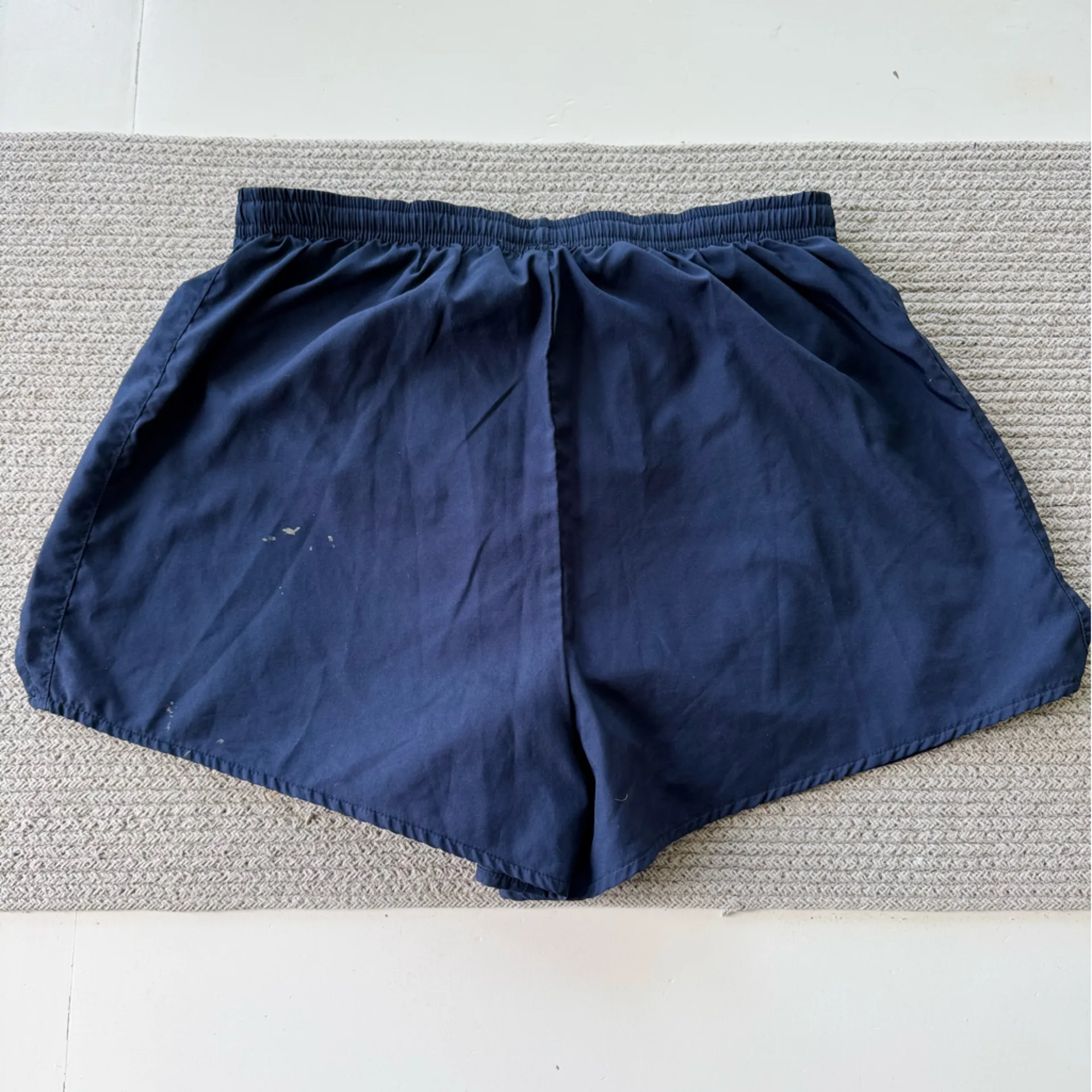 Nike Navy Blue High Rise Running Shorts Size Medium - Image 2
