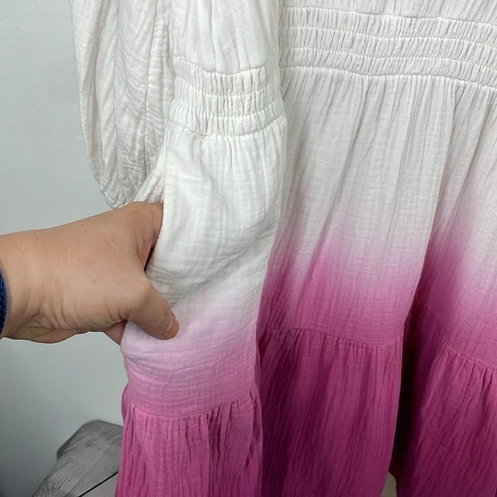 Universal Thread Women's GauzyTie-Dye Long Sleeve Tiered Dress Size XXL - Image 10