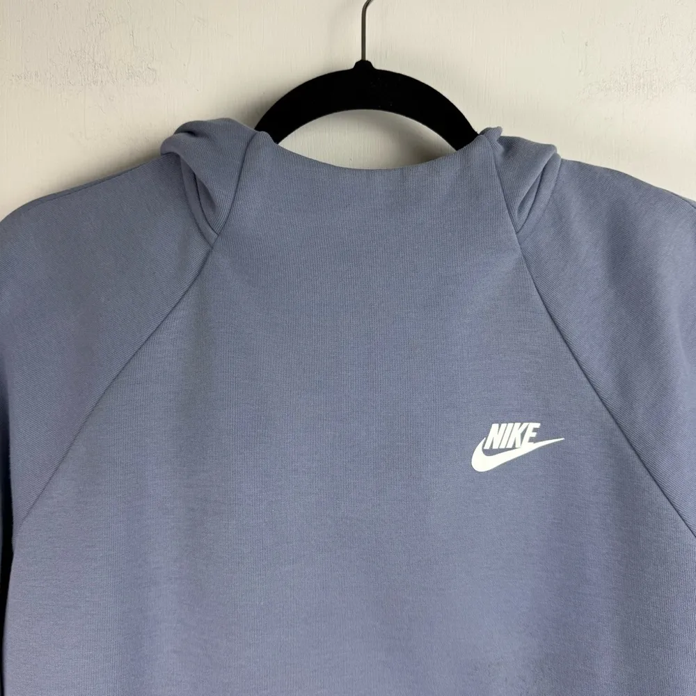 Nike Sportswear Tech Fleece Hoodie Purple Sz Medium Cropped - Image 7