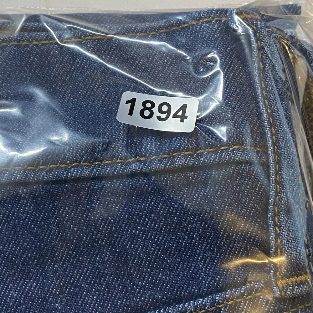 NWT J. Crew Wide Leg Denim Trouser Pant In Signature Stretch Dark‎ Wash Size 33 - Image 13