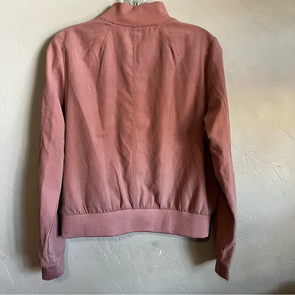 Iris Los Angeles Blush Pink Soft Bomber Jacket - Image 7