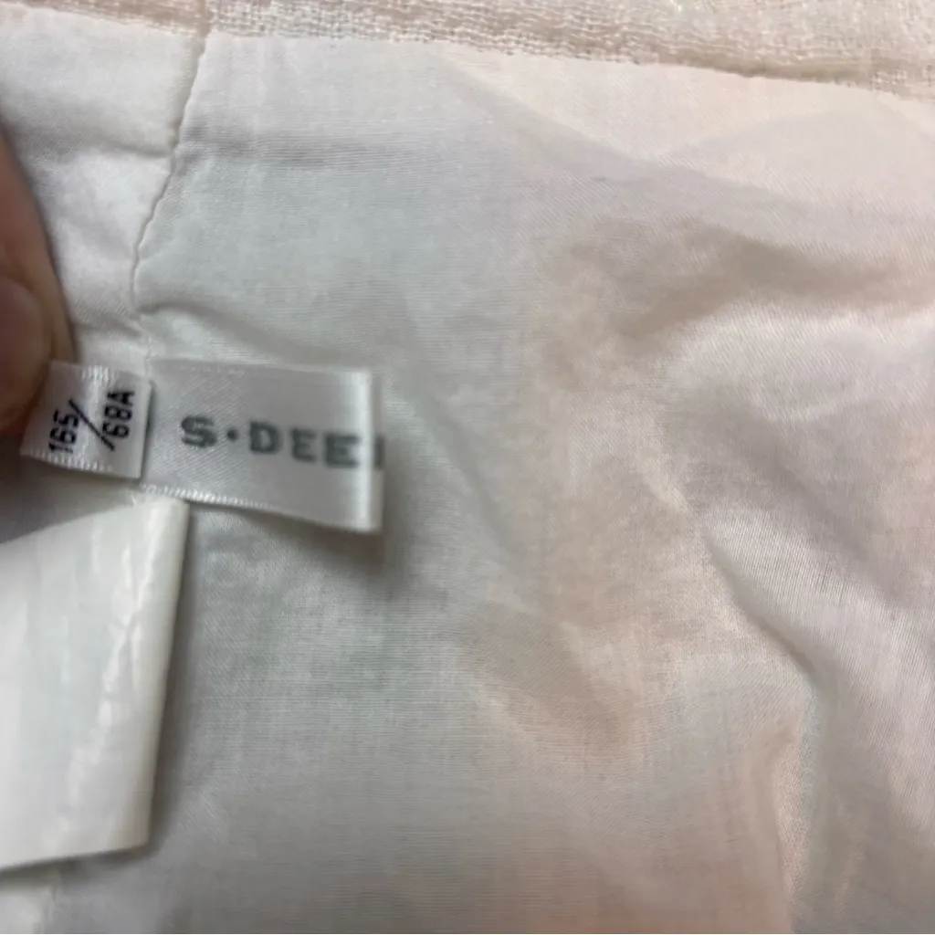 S Deer Concept Skirt Mini Womens Medium Wool Blend Lined Abstract Cottage Core Green - Image 3