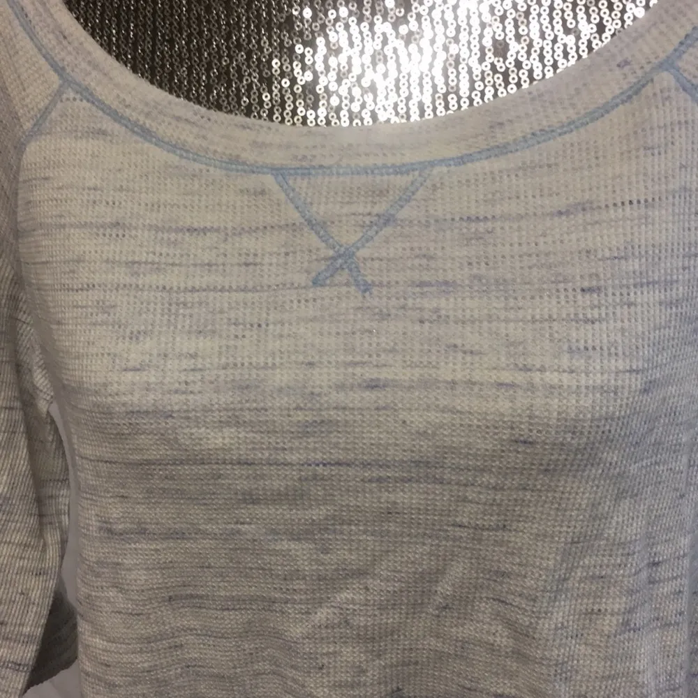 We The Free  cropped thermal white blue XS - Image 2