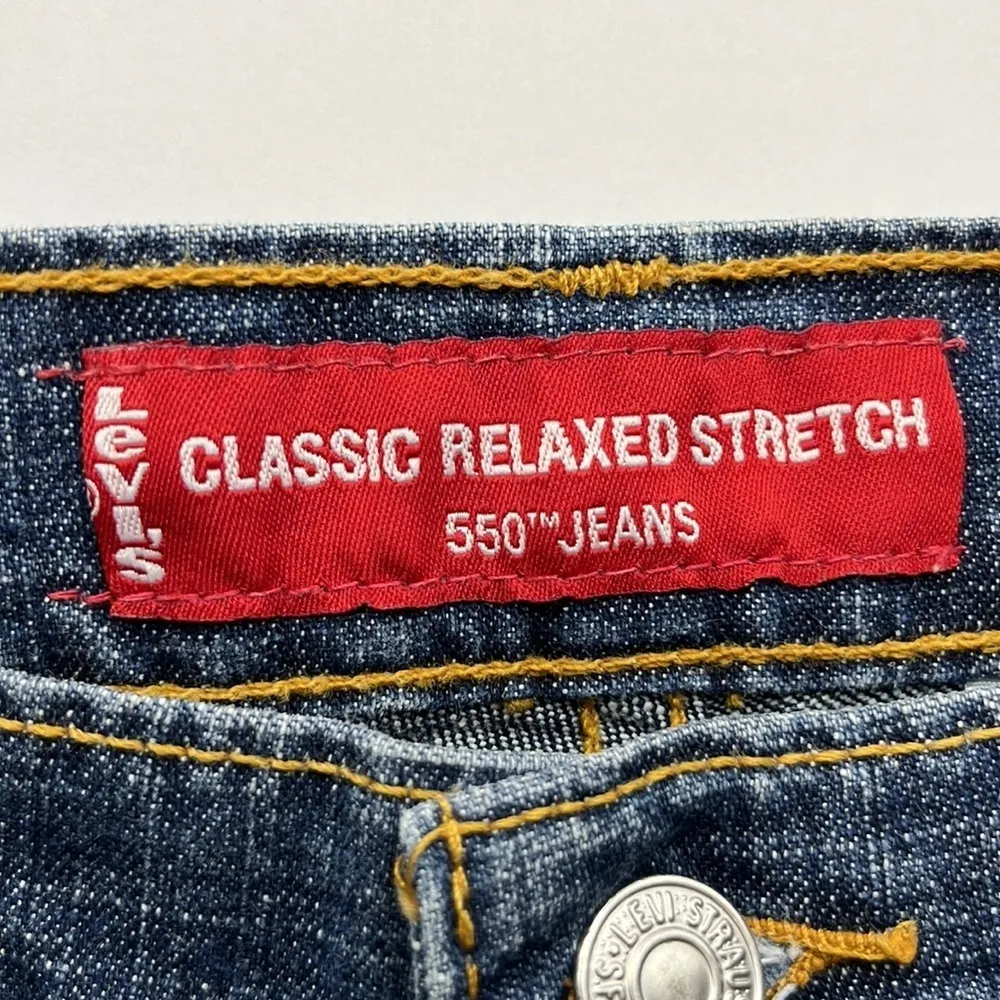 Vintage Levi’s 550 Classic Relaxed Fit Tapered Leg Size 12 MIS M - Image 10