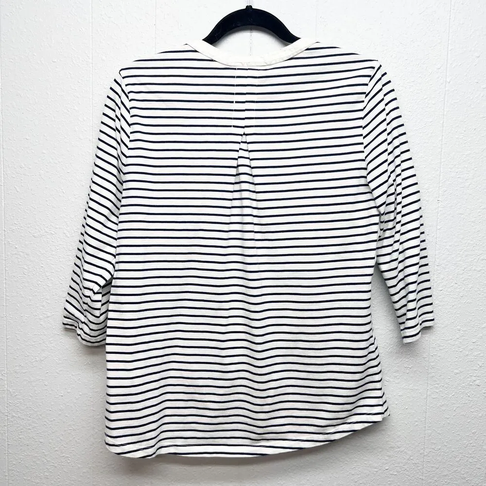 Womens Sequin Embroidered Fairy Chic Colorblock Party Womens Top Size Medium Black - Image 6