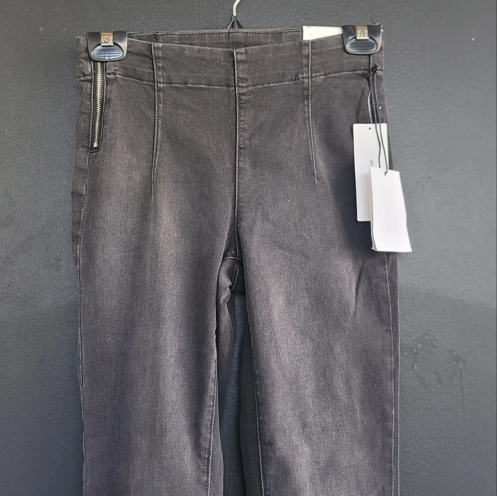 NWT! Urban Outfitters BDG Black High Rise Pull On Side Zip Skinny Jeans 25 - Image 6