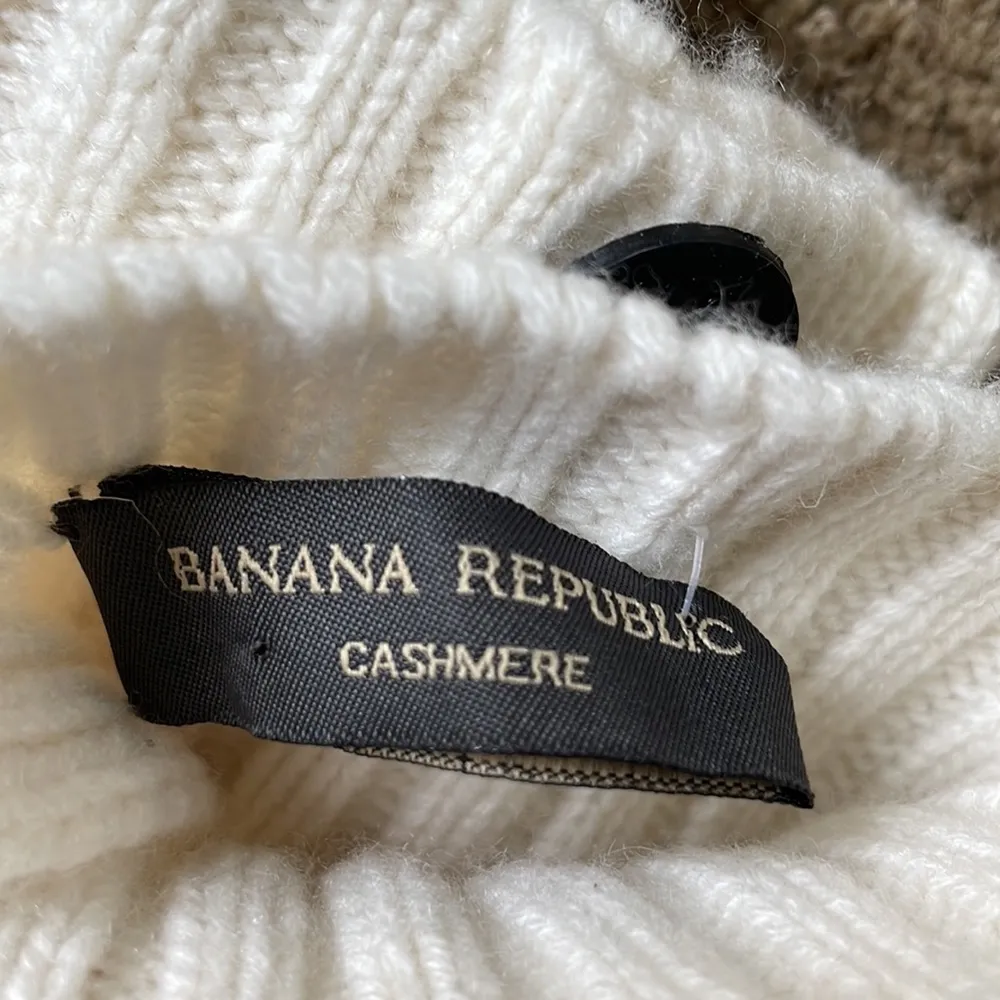 NWT Banana Republic 100% cashmere beautiful off white gloves - Image 4