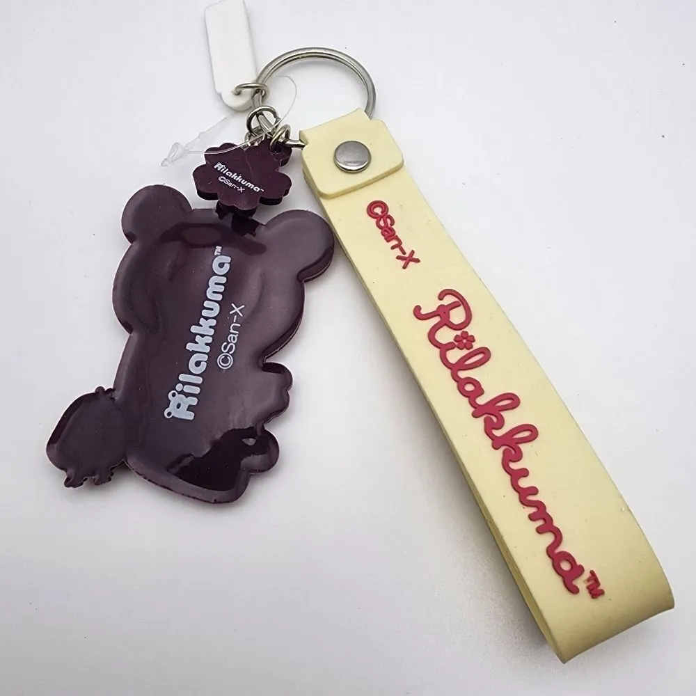 Rilakkuma & Kiiroitori Wrist Keychain Yellow - Image 2