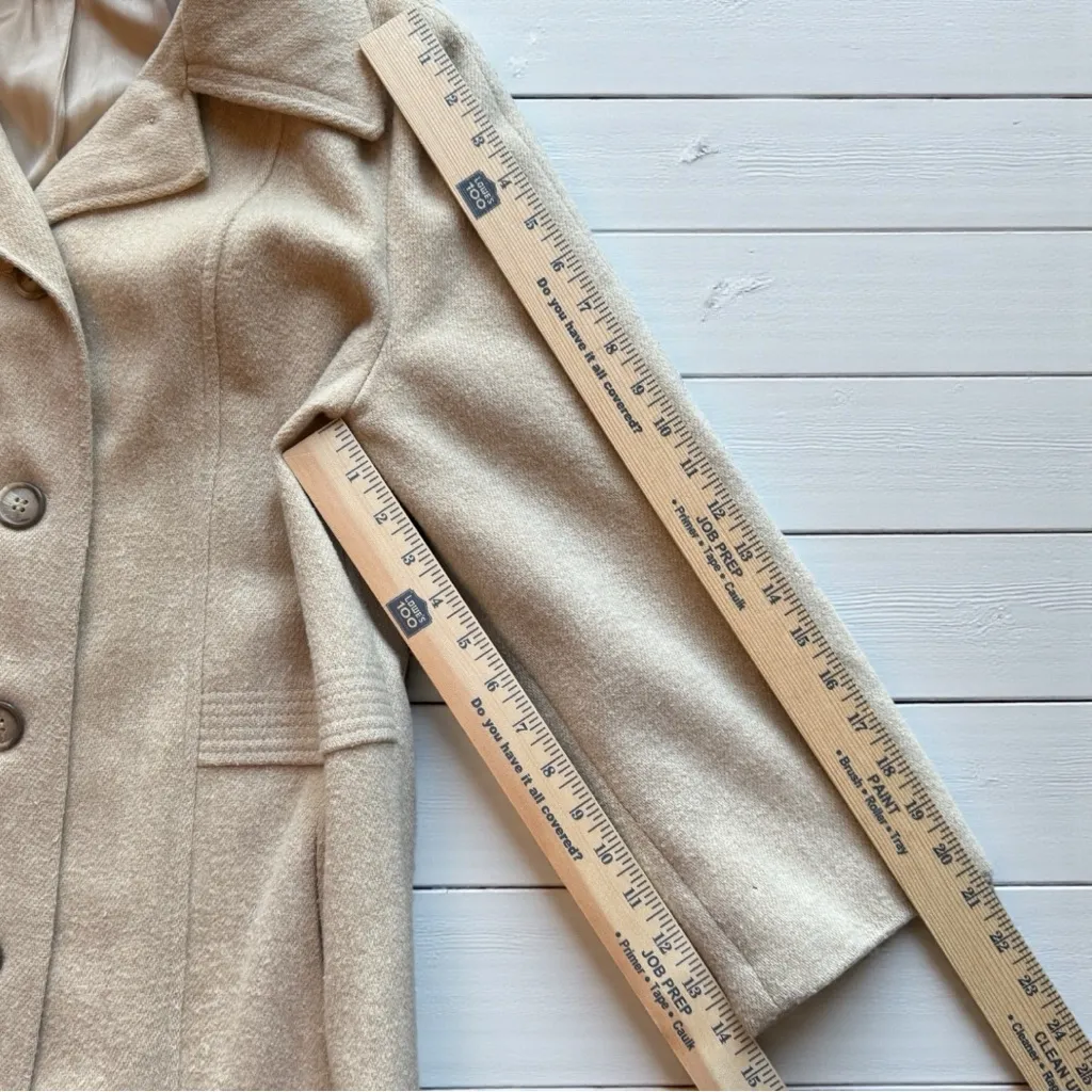 Vintage Beau Brumm Wool Coat – Size Small (Tagged 10) – Made in USA - Image 7