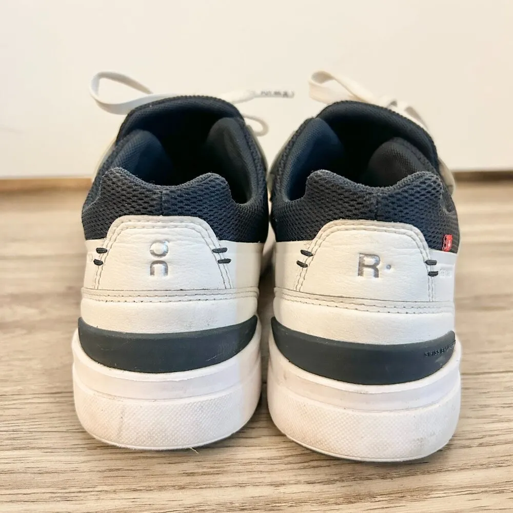 OnCloud OC Women's The Roger Advantage Tennis Sneakers in White/Midnight 6.5 - Image 10