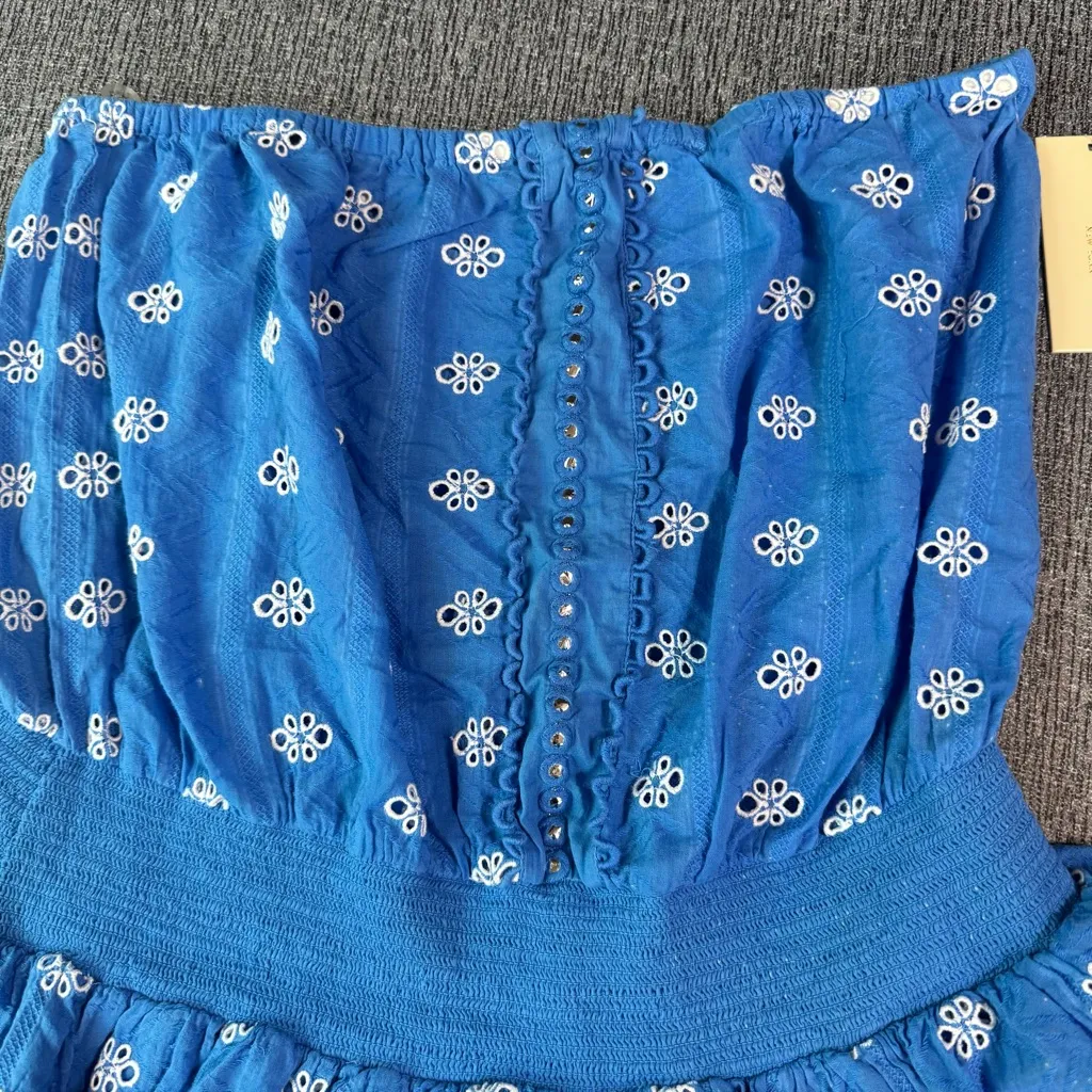 Ramy Brook Rita Cotton Eyelet Minidress - Image 5