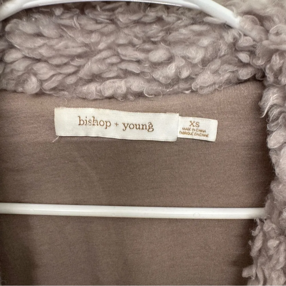 Bishop + Young Tan Sherpa Jacket - Image 3