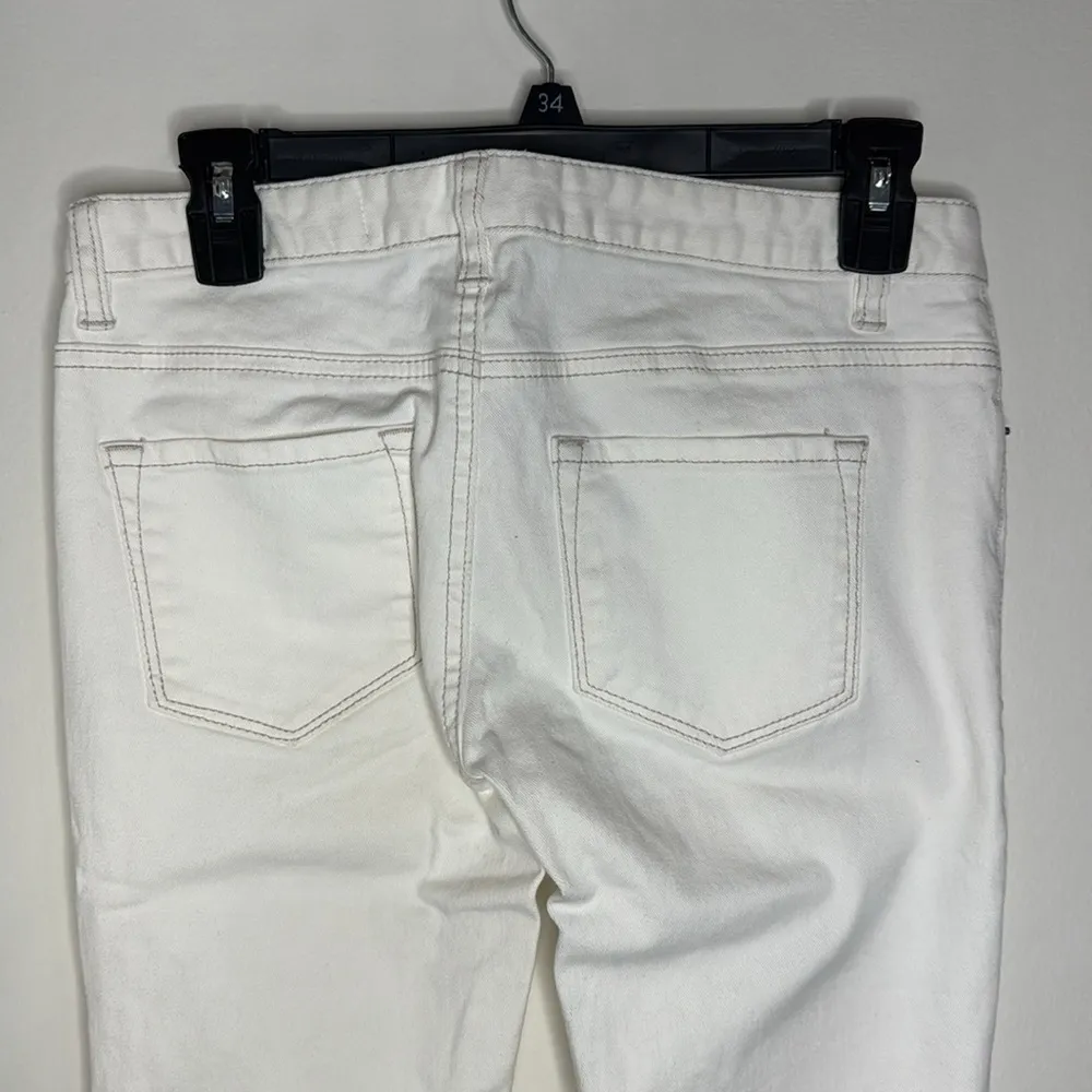Giordano Jeans Mid Rise White Skinny Jeans Korean size 28 - Image 4
