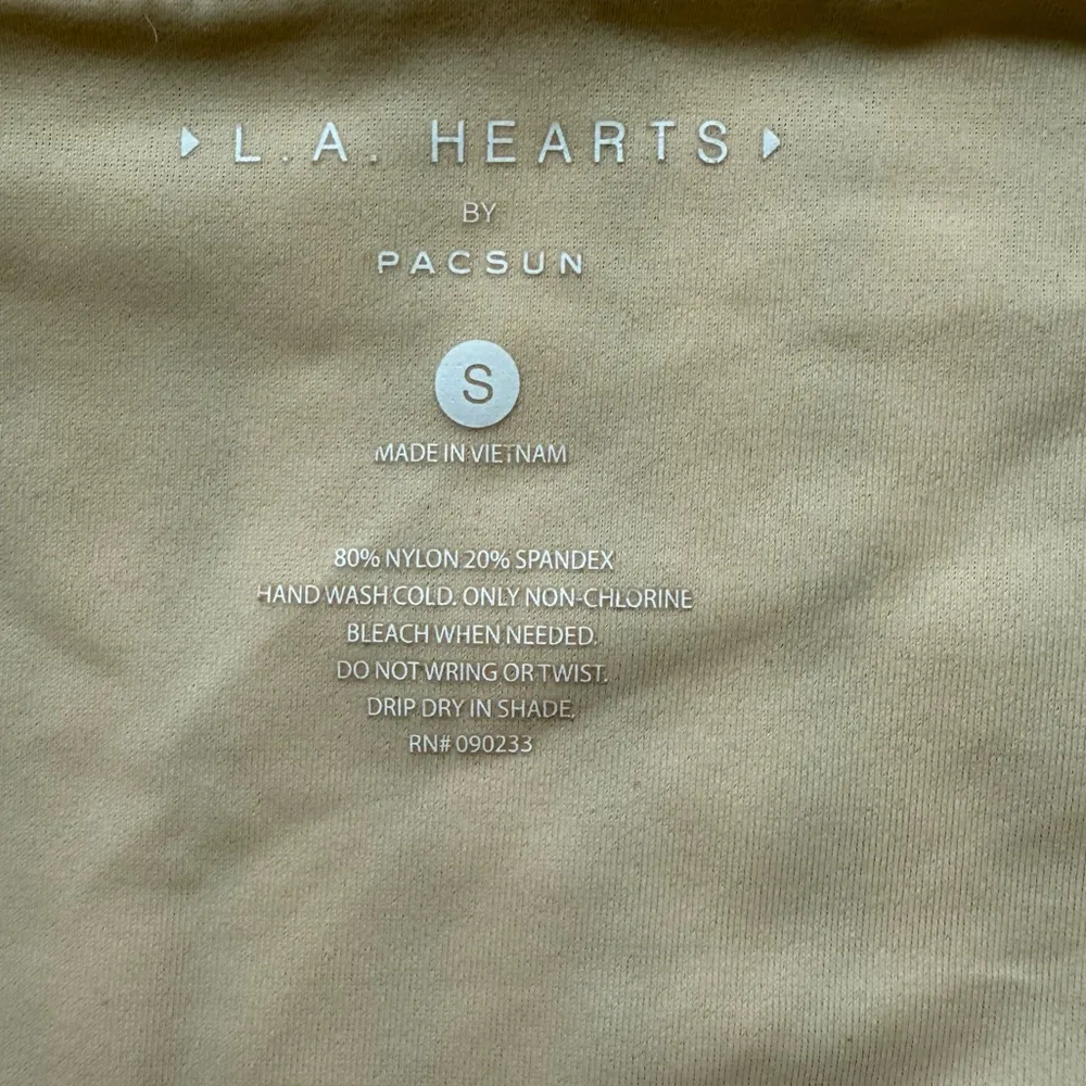 L.A. Hearts Pacsun Vertical Striped Bikini Set Boundou Top XS Cheeky Bottom S - Image 4