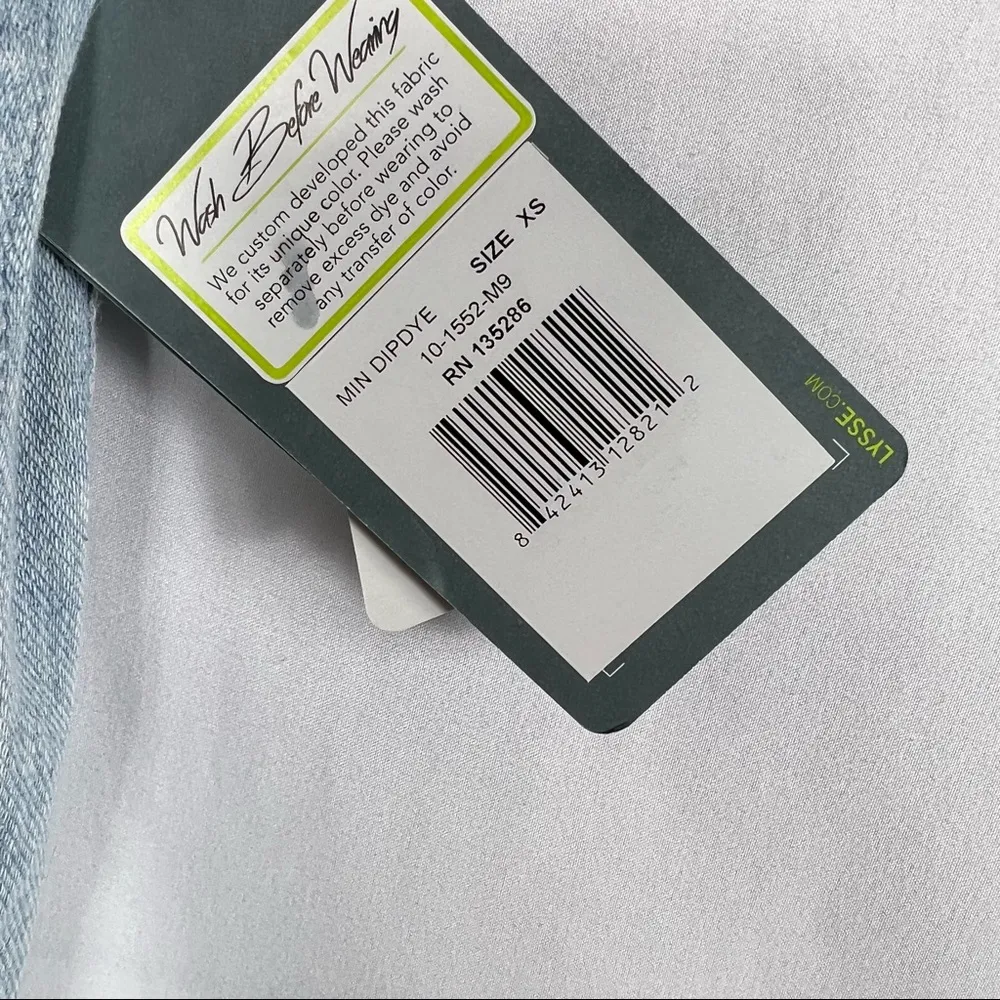 LYSSE Toothpick Stretch Denim NWT in Size XS - Image 4