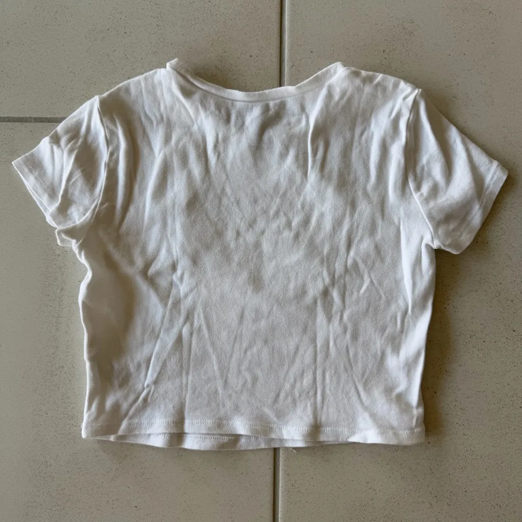 Garage baby tee with 'Hollywood' Print - Image 3