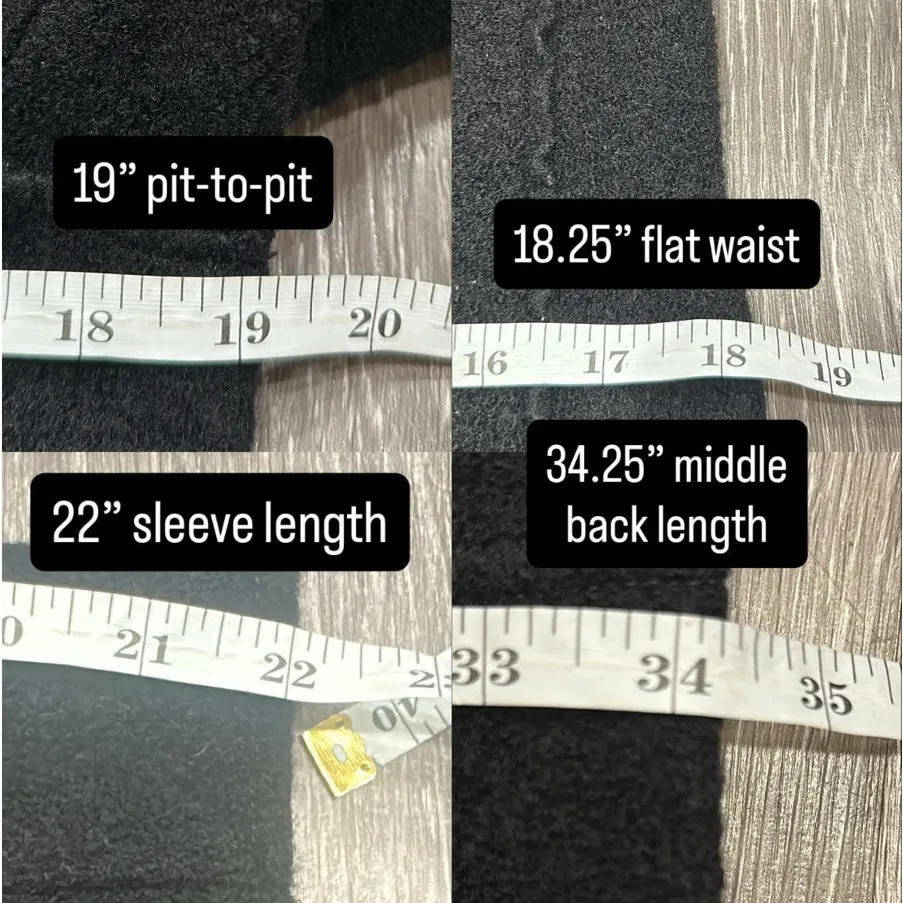 J. Crew Black Daphne Italian Boiled Wool Top Coat Sz 2 Old Money Preppy Heritage - Image 13