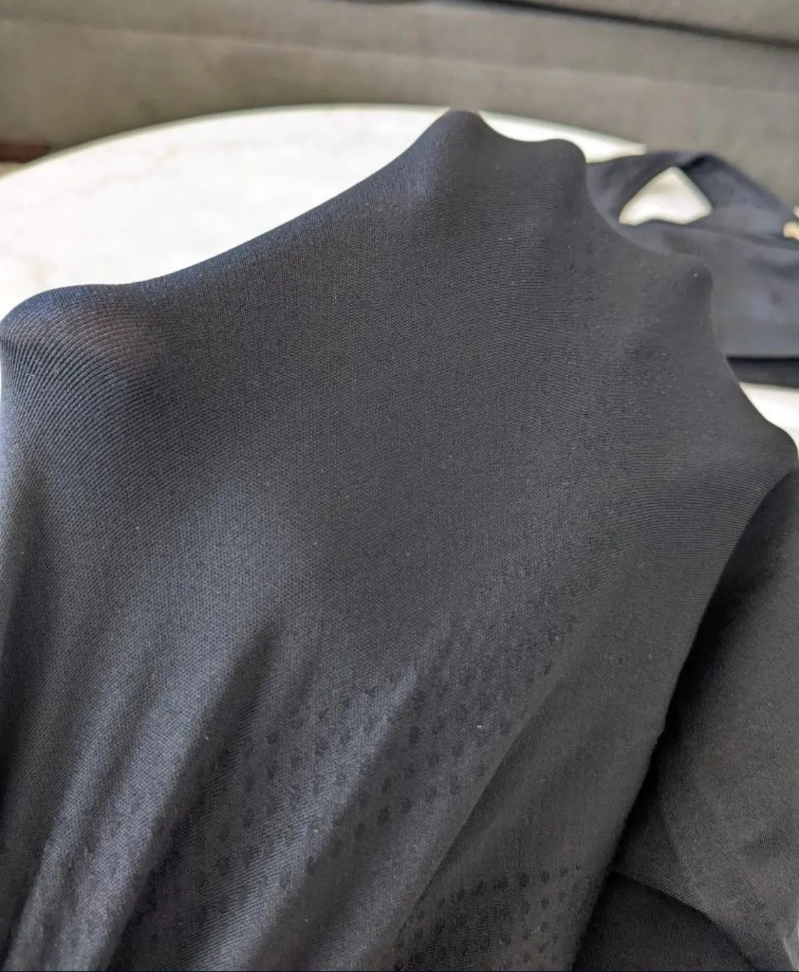 Yoga Basic Training Light Medium Performance Bra and Legging Set Black - Image 10