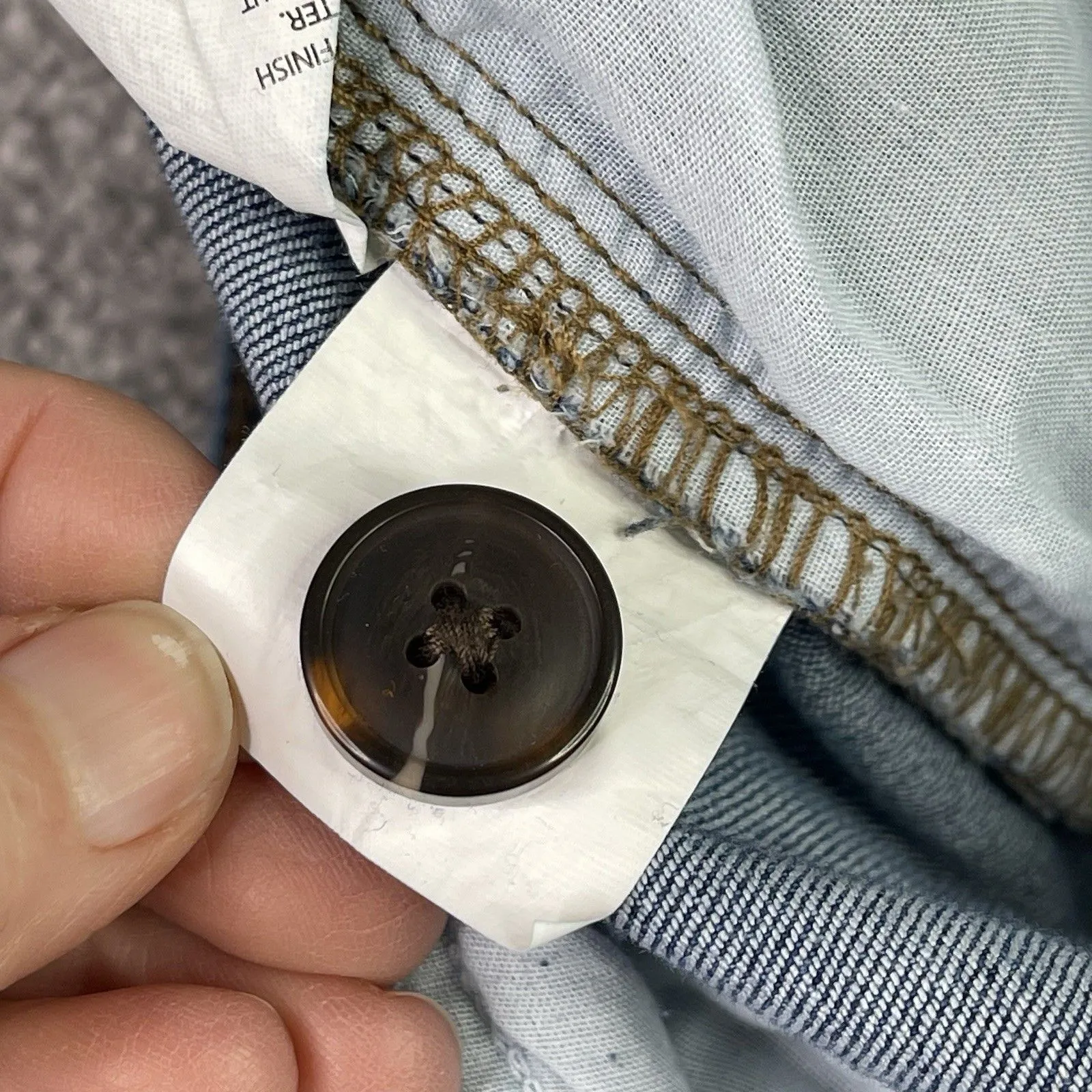 Ella Moss Jeans Women’s 6 Blue Wide Leg Cropped High Rise Medium Wash Denim Boho - Image 9