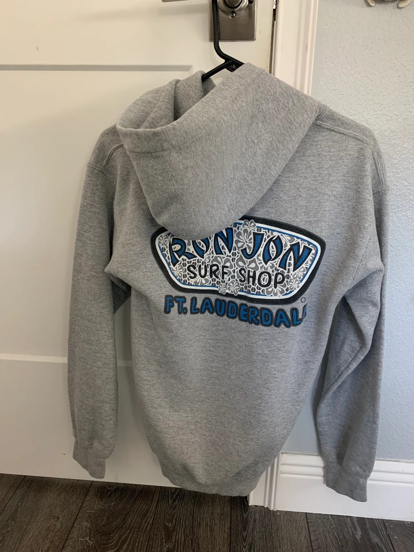 Ron Jon  Surf Shop Grey Hoodie - Image 2