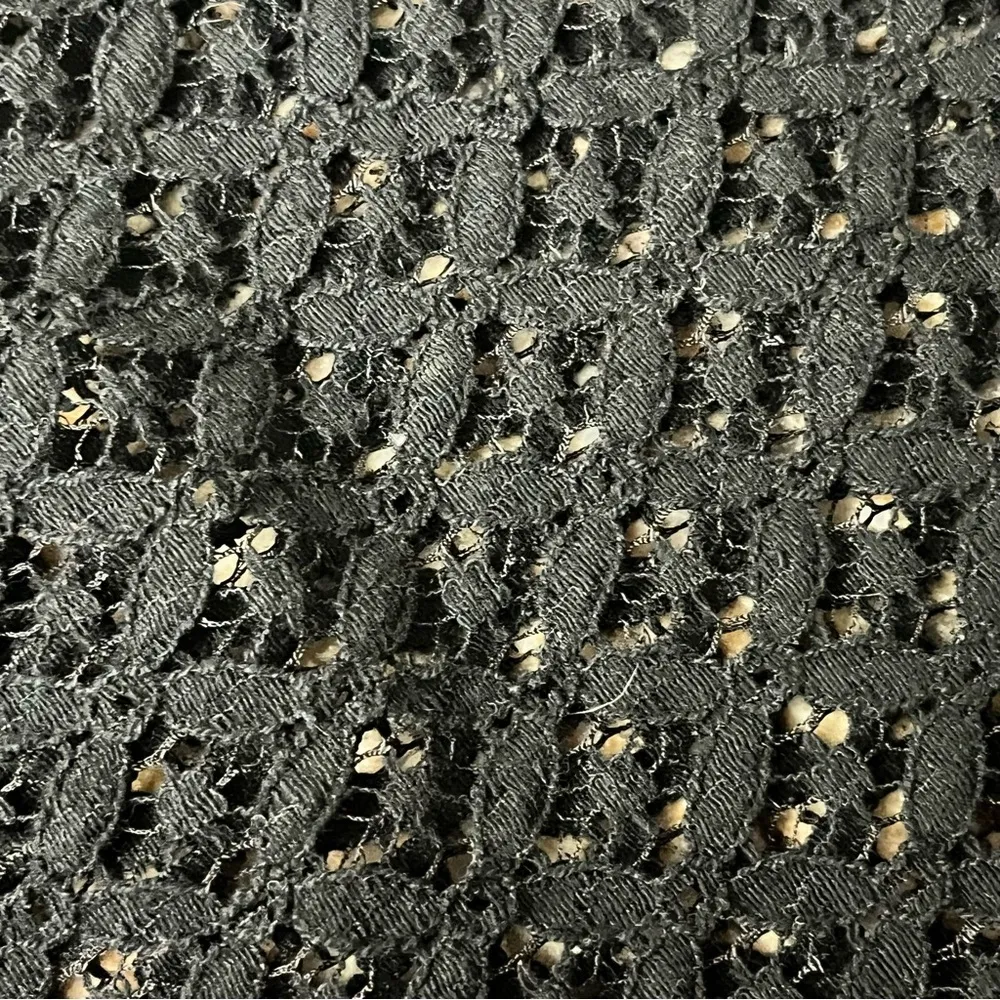 Hazel Women's Black Olivia Bell Sleeve Lace Crochet Sheer Blouse Anthropolgie S - Image 7