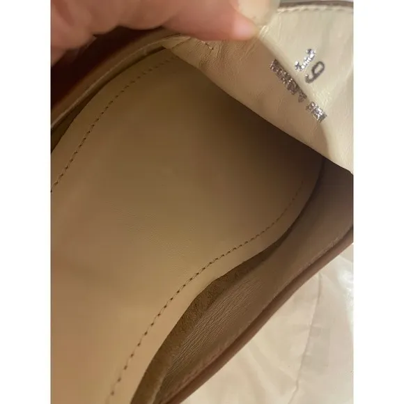 TODS Suede Mules Pointed Toe Bow Accent Tan Made in Italy Women's Size 9 - Image 5