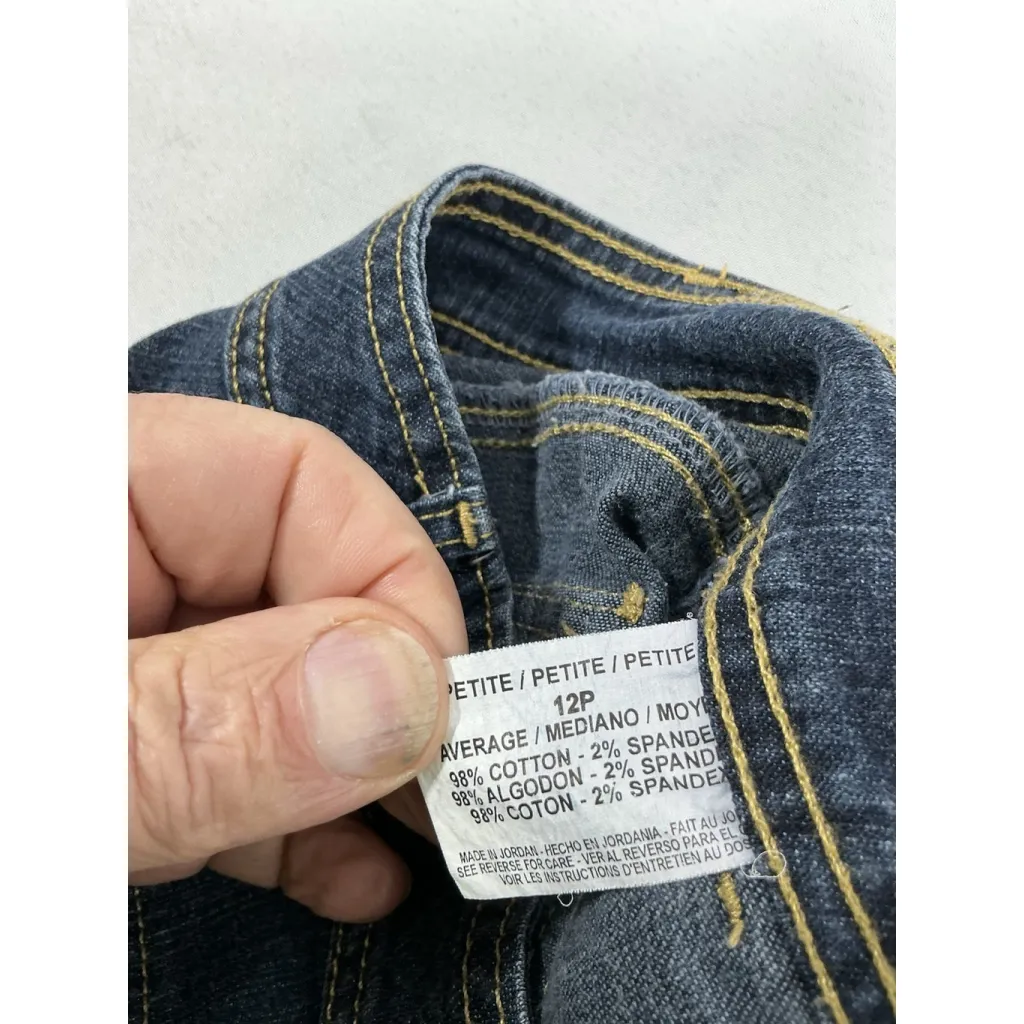 Womans Excellent Condition Gloria Vandirbilt Blue Jeans Size 12 P 0163/A-5 - Image 4