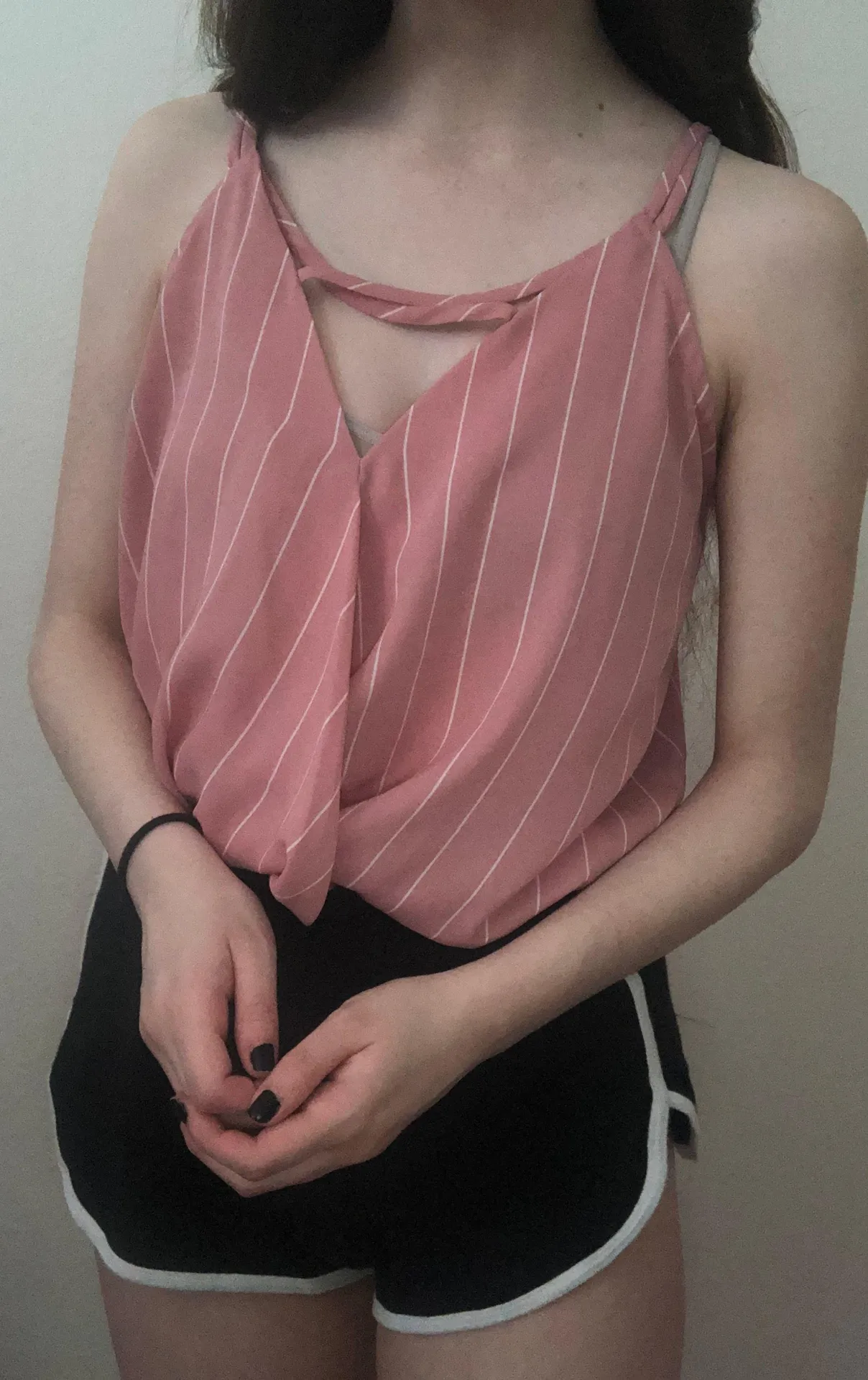 Light Pink Striped Tank Top - Image 2