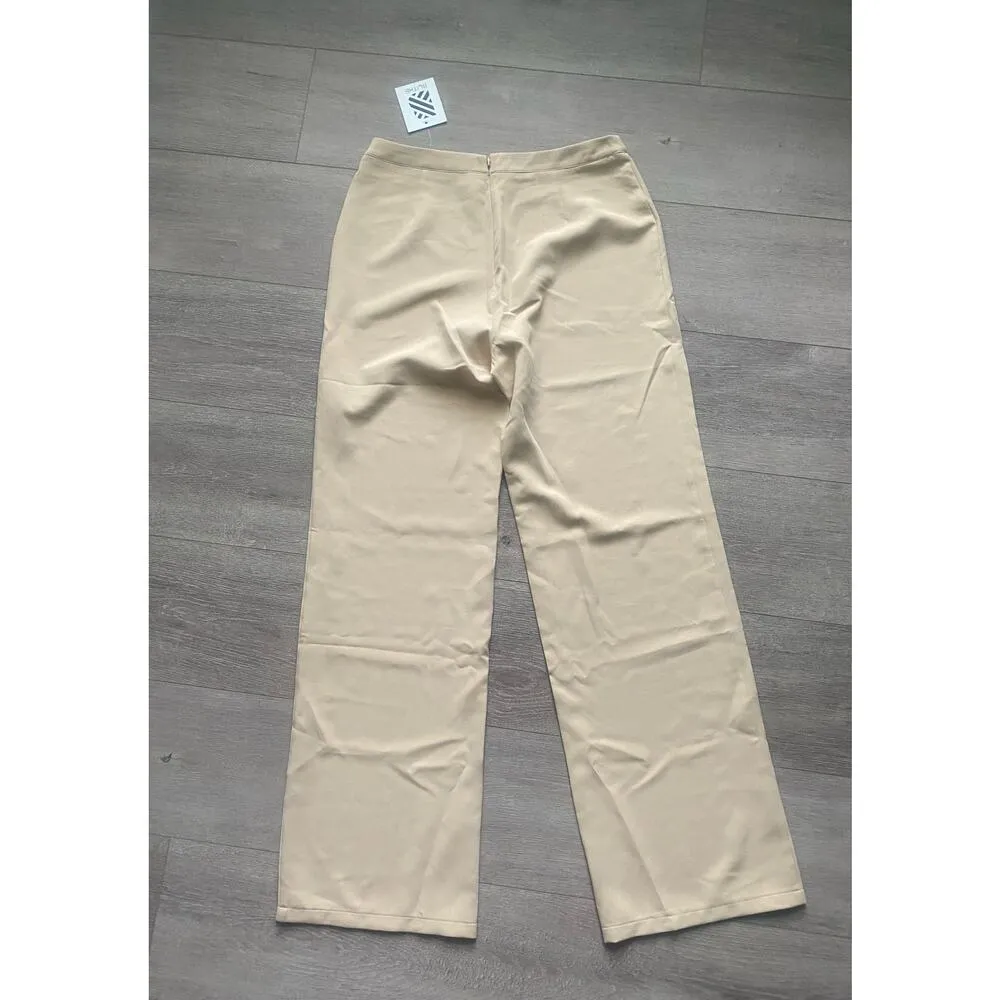 NWT Blithe Los Angeles Tan Wide Leg Trouser‎ Size Large - Image 2