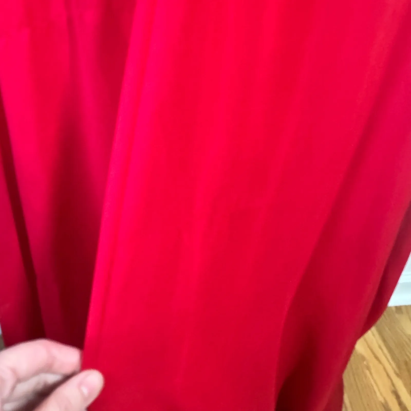 Blondie Nites Bling Formal Maxi Gown Dress Y2K Juniors 3 Red Prom Romantic Glam - Image 12