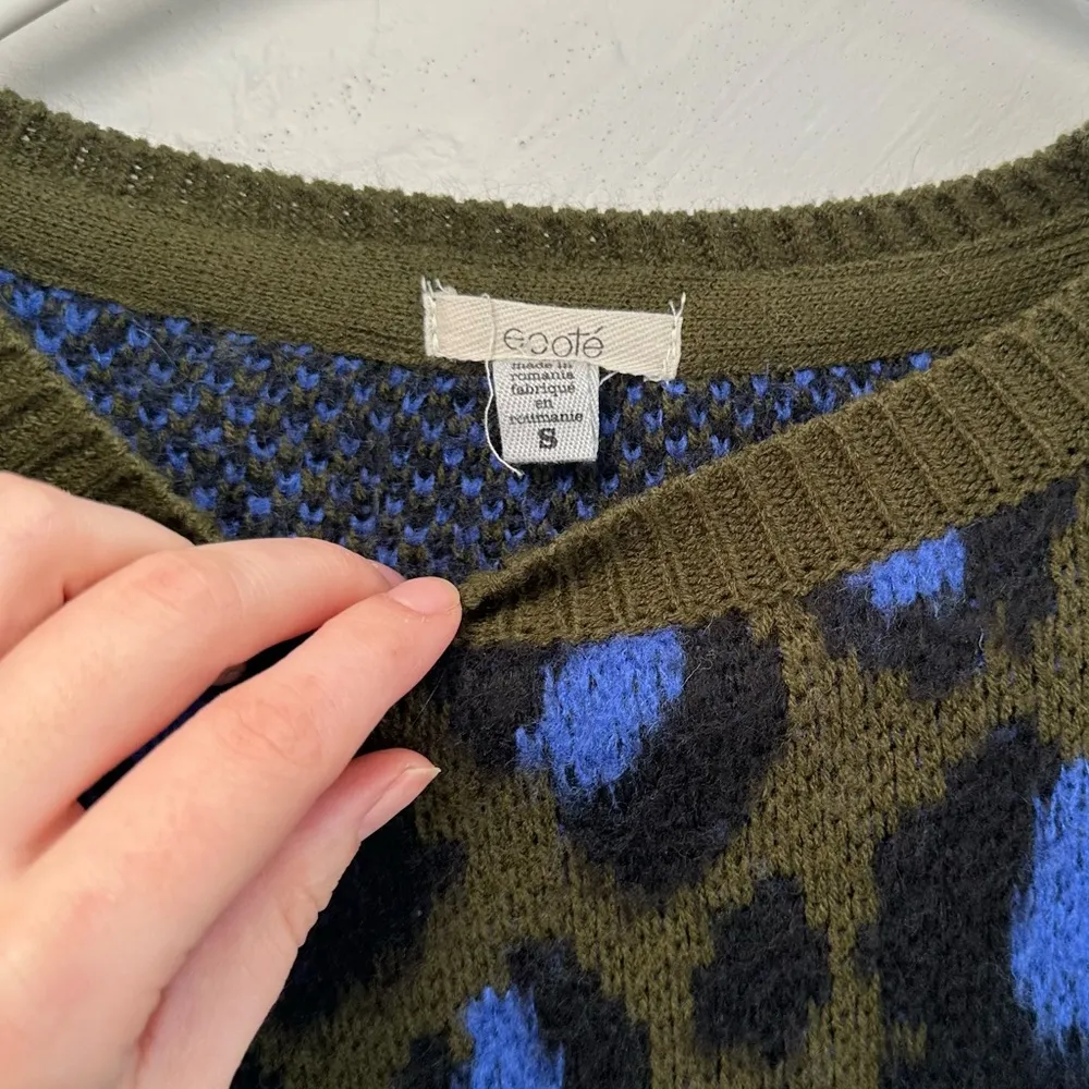 Cheetah Print Sweater - Image 4