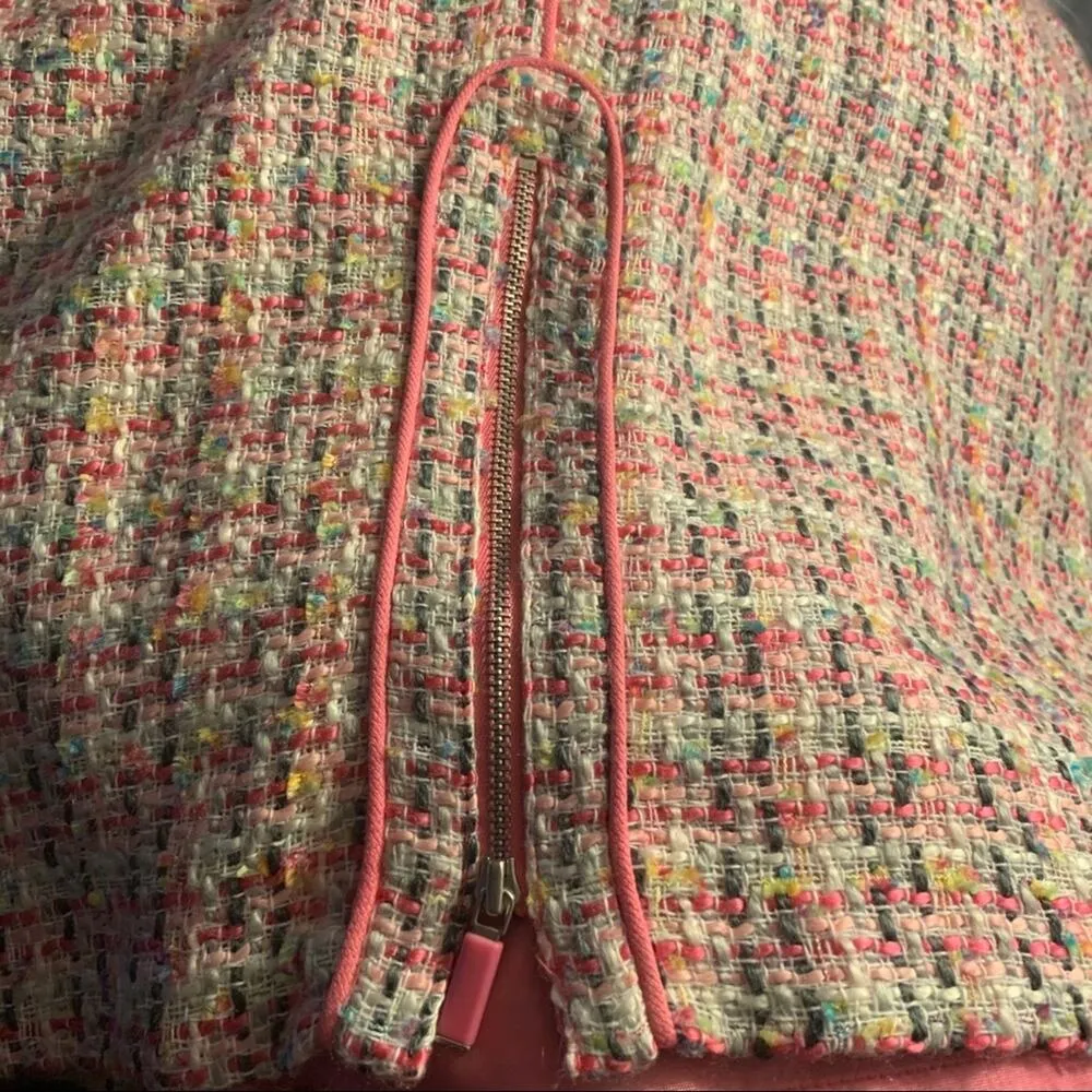 David Meister tweed zip piped sheath dress - Image 4