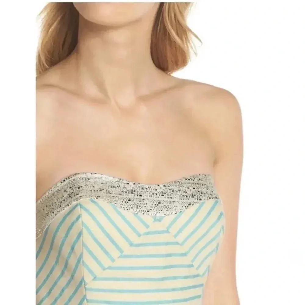 Lilly Pulitzer | Chic Metallic Remi Strapless Party Dress Size 0 NWT MSRP $198 - Image 3