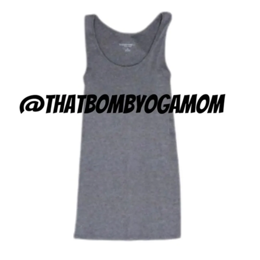 Liz Lange Maternity Grey Tank Top XS (fits regular too) “Muscle Shirt” Must Have - Image 9