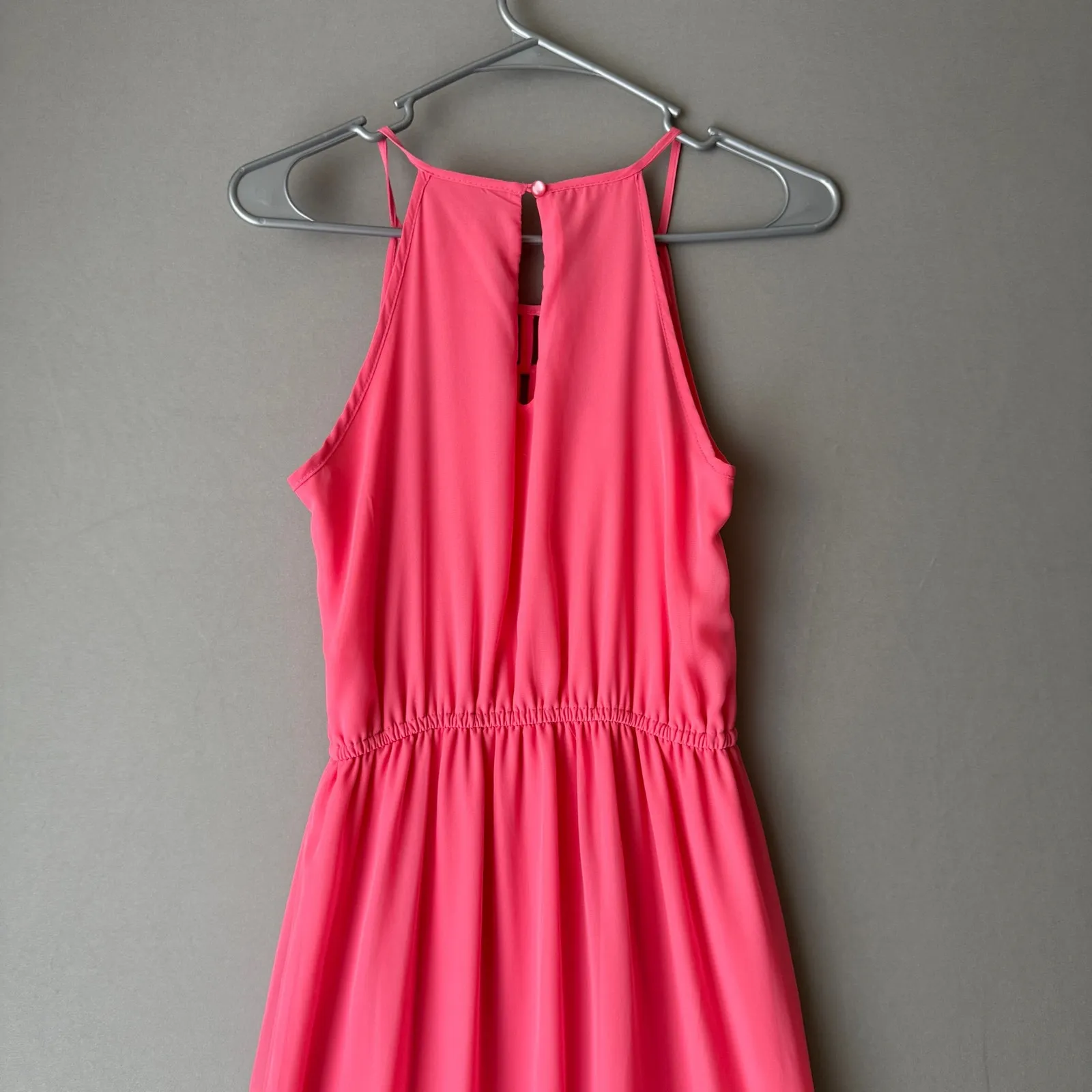Candie's sz S pink black colorblock maxi‎ Dress - Image 7