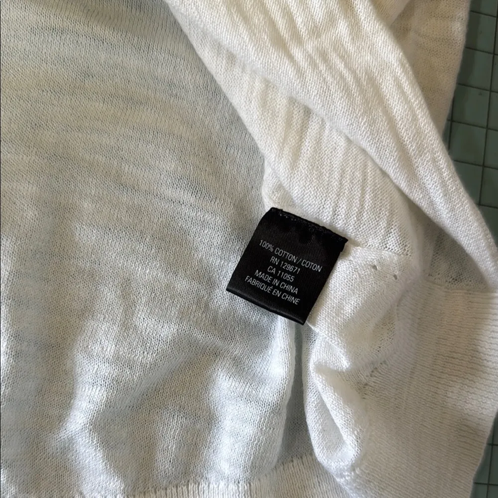 Skull cashmere White Tank Top with Skull Print - Image 7