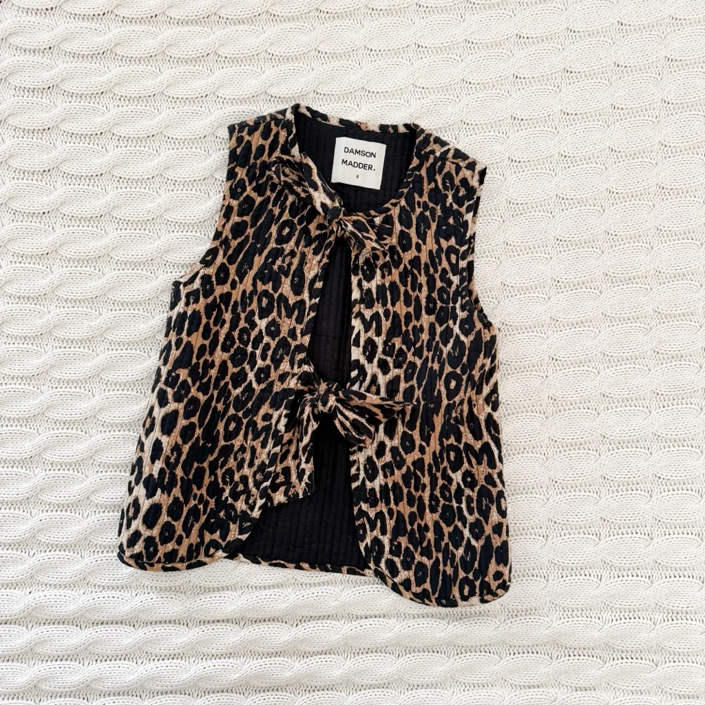 Damson Madder Tilly Quilted Tie - Image 3