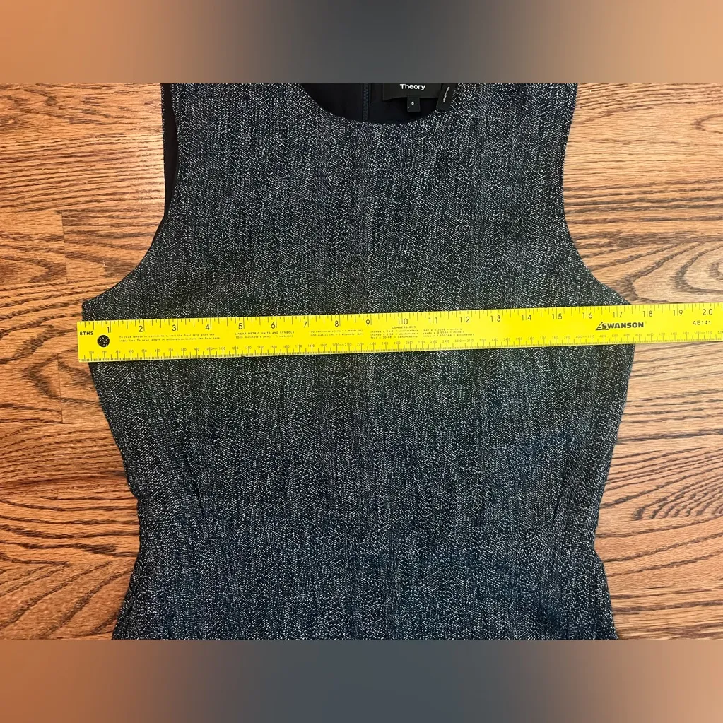 Theory Tailored A-Line Dress – Size 6 - Image 7