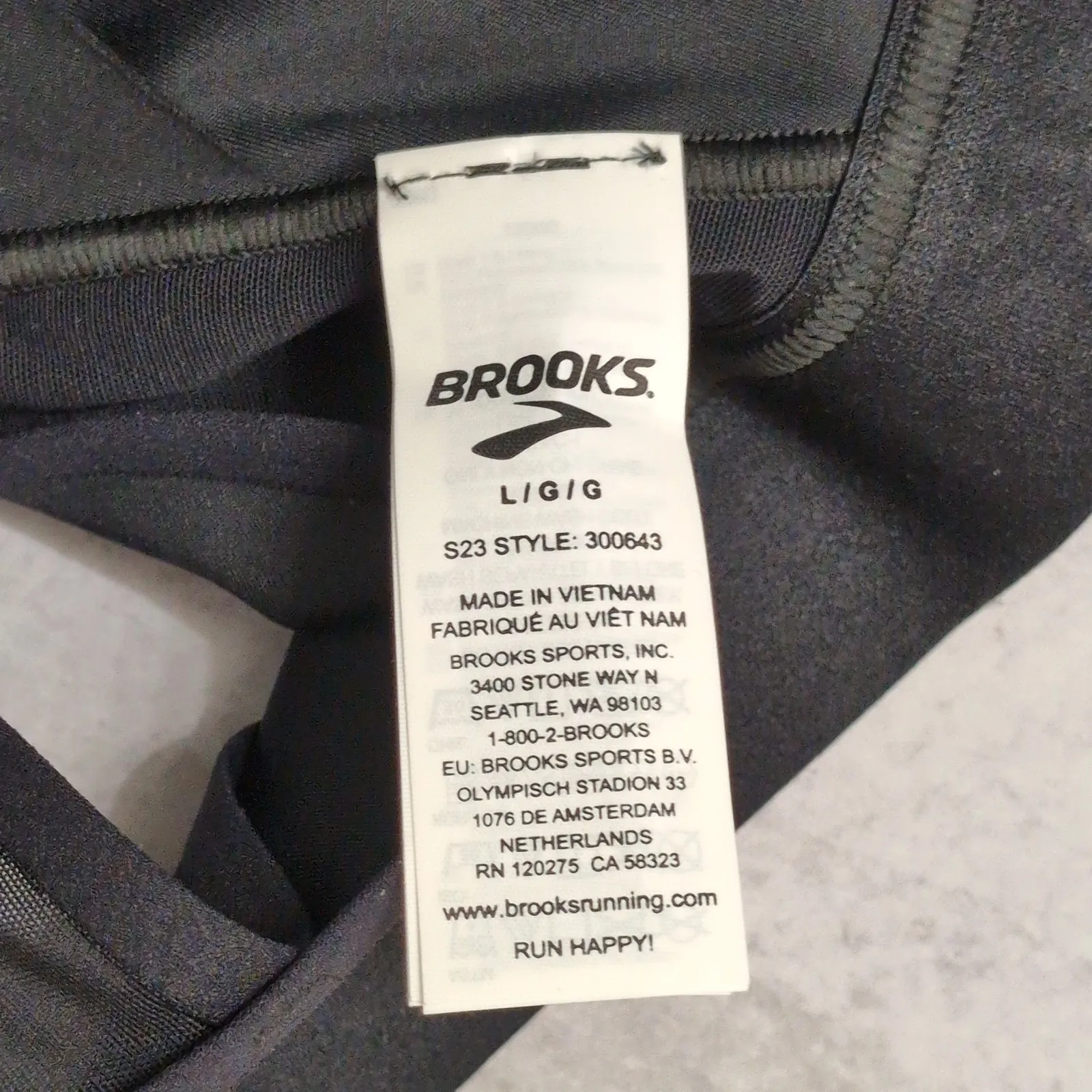 Brooks Black Drive Plunge Run Bra 2.0 High Impact Support L - Image 10