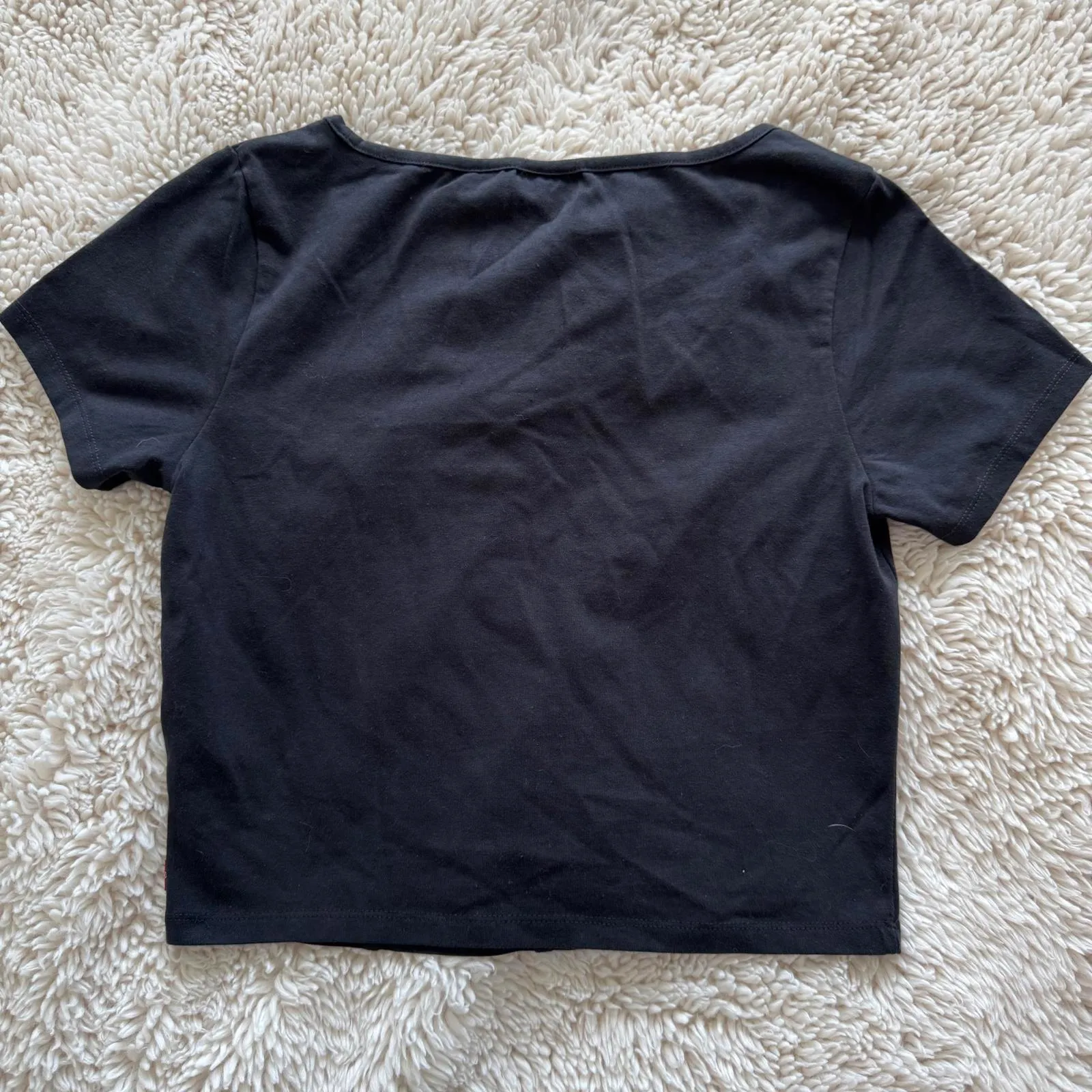 Levi's Slim Fit Black Top - Size M - NWT - Image 2