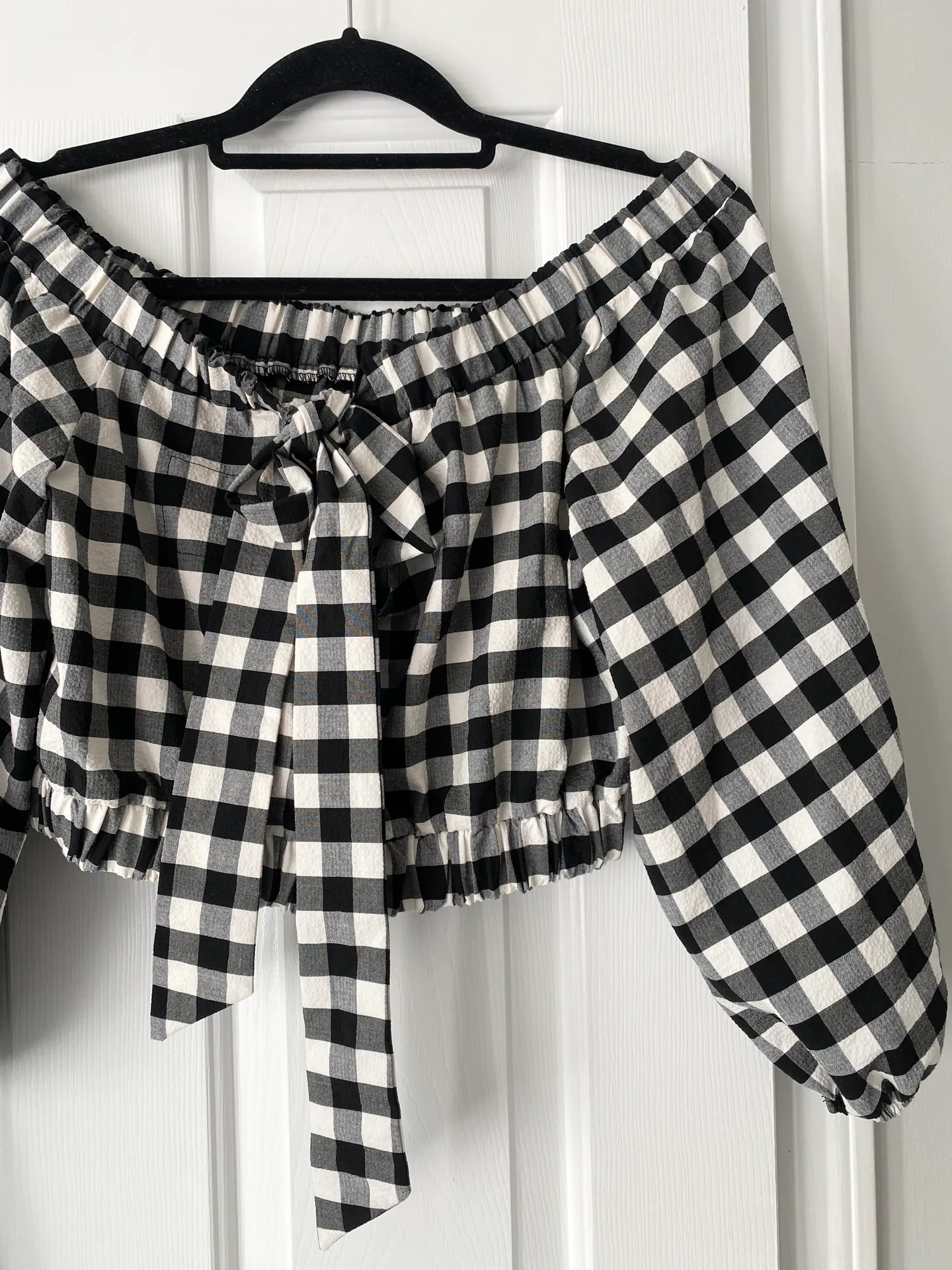 Anthropologie Maeve Gingham Skirt Set, Medium - Image 6